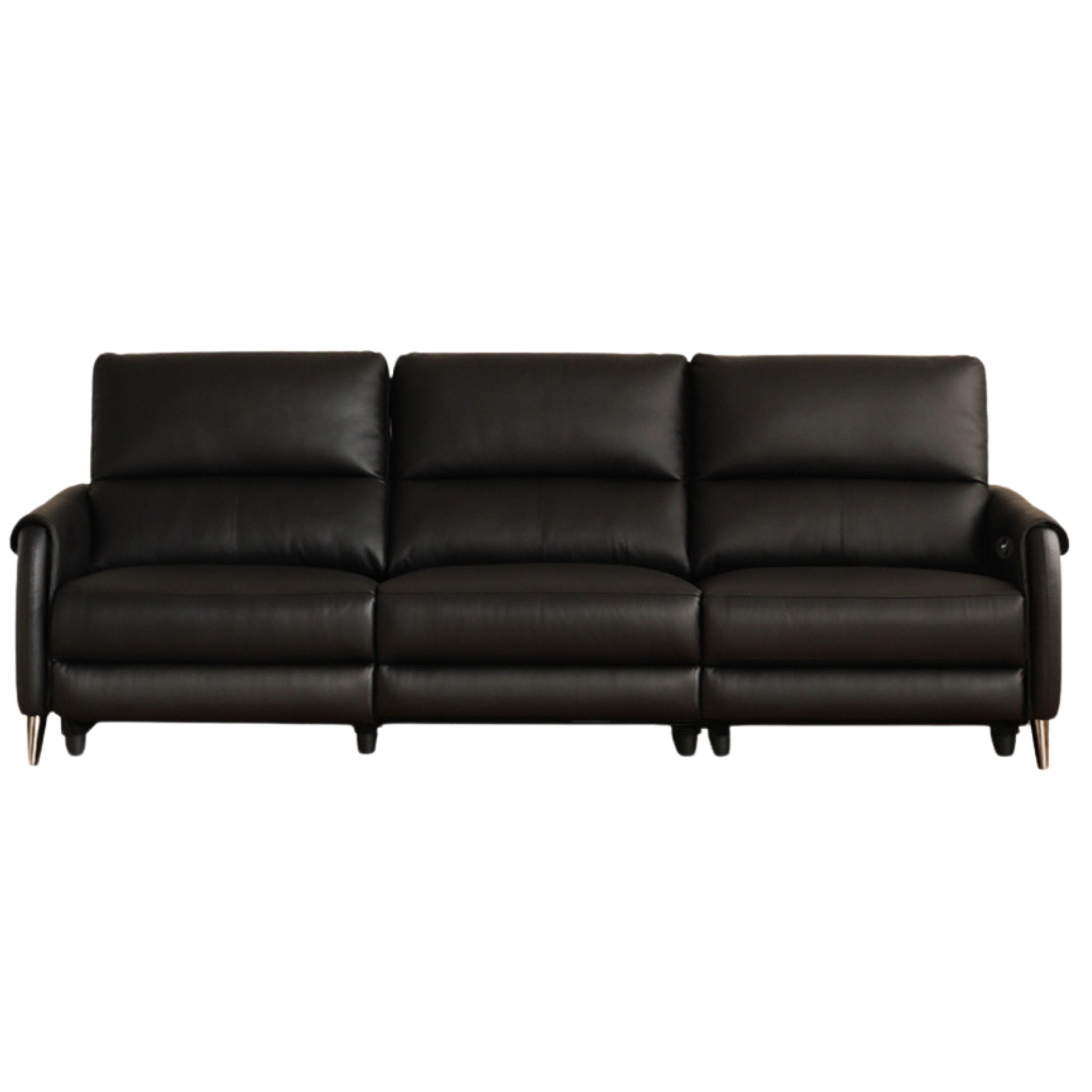 Genuine Leather Zero Wall Multifunctional Electric Sofa, Top Layer Cowhide Sofa)