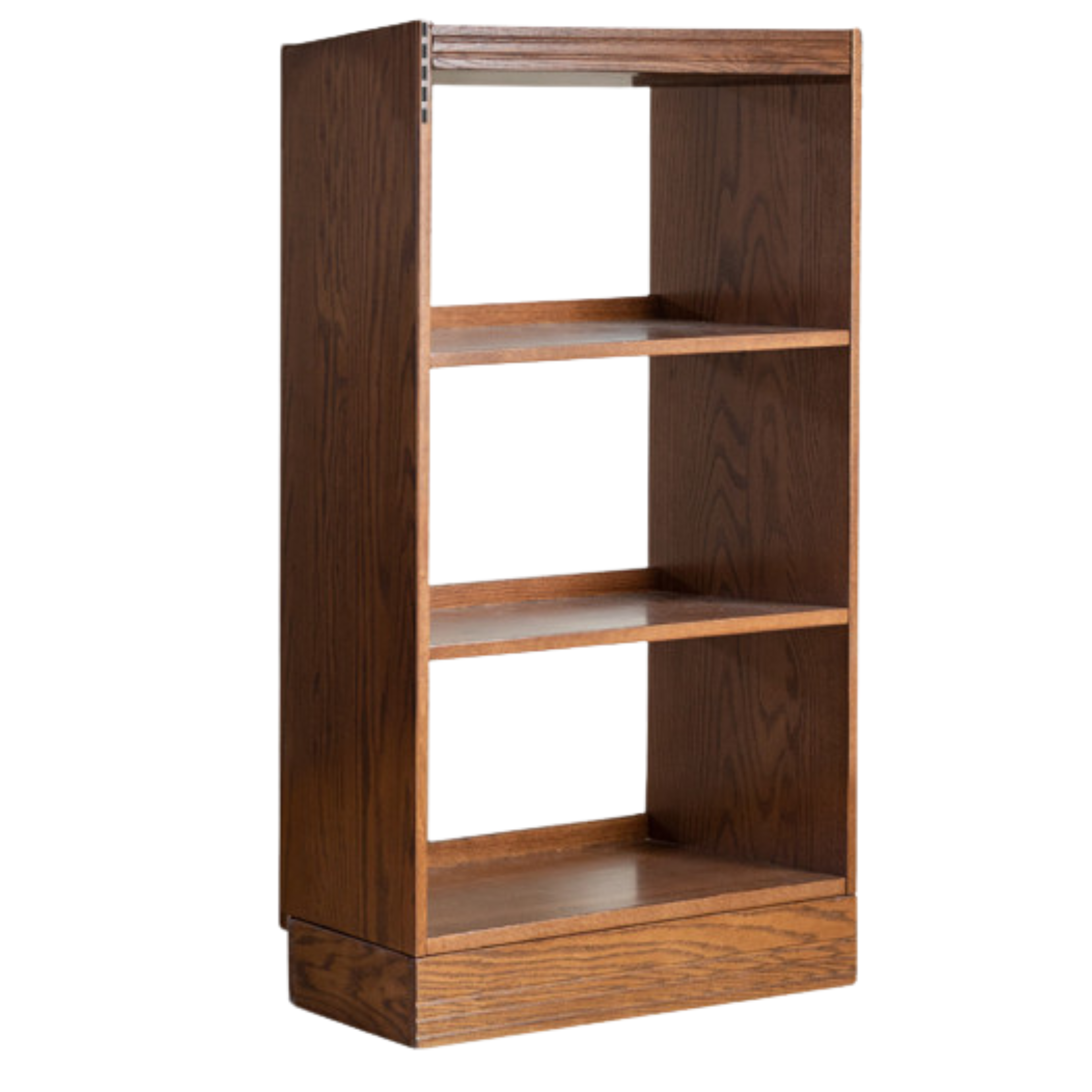 Oak Solid Wood Bookshelf Floor Rack Storage Full Wall Bookcase<
