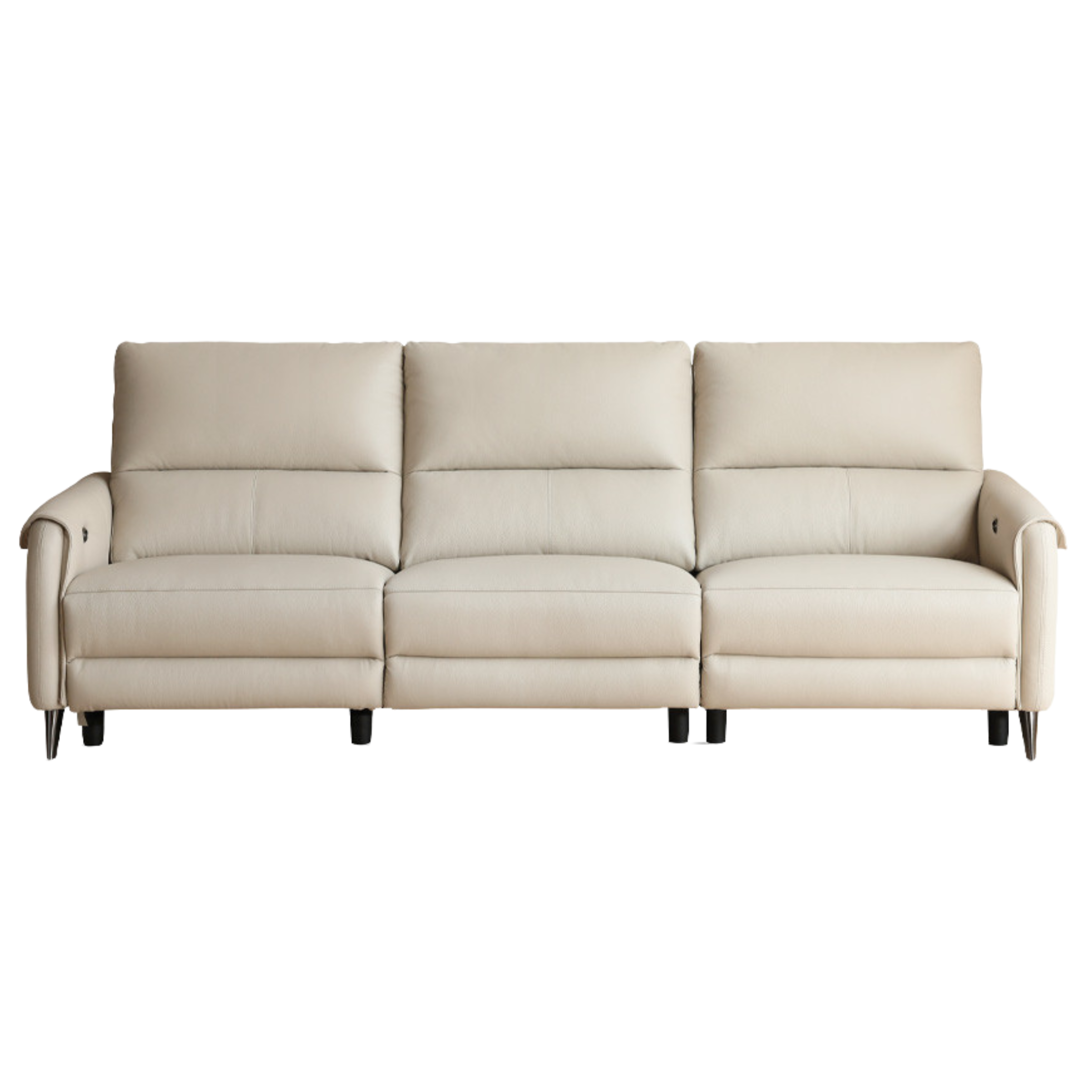 Genuine Leather Zero Wall Multifunctional Electric Sofa, Top Layer Cowhide Sofa)