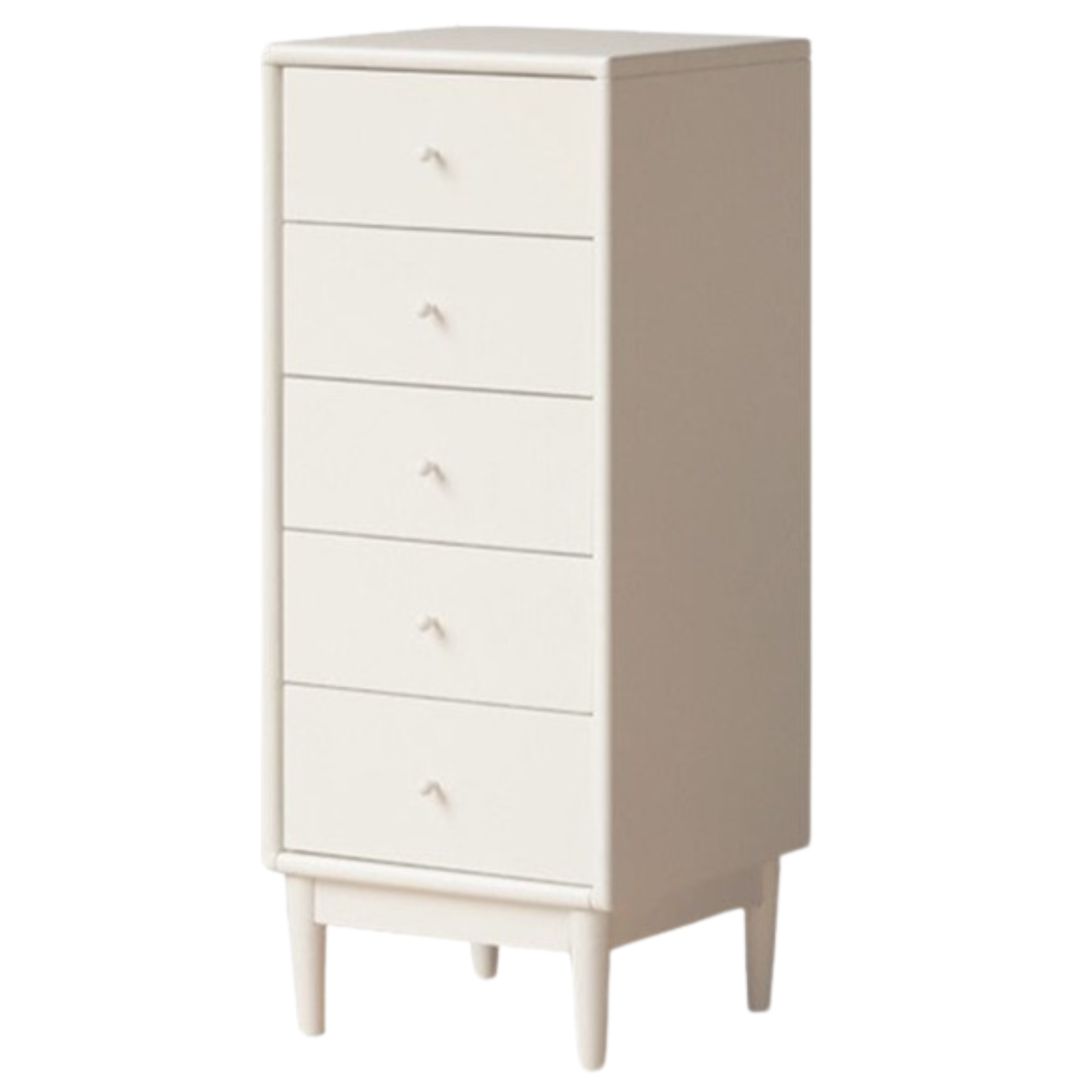 Poplar solid wood chest of drawers storage cabinet cream style drawers cabinet)