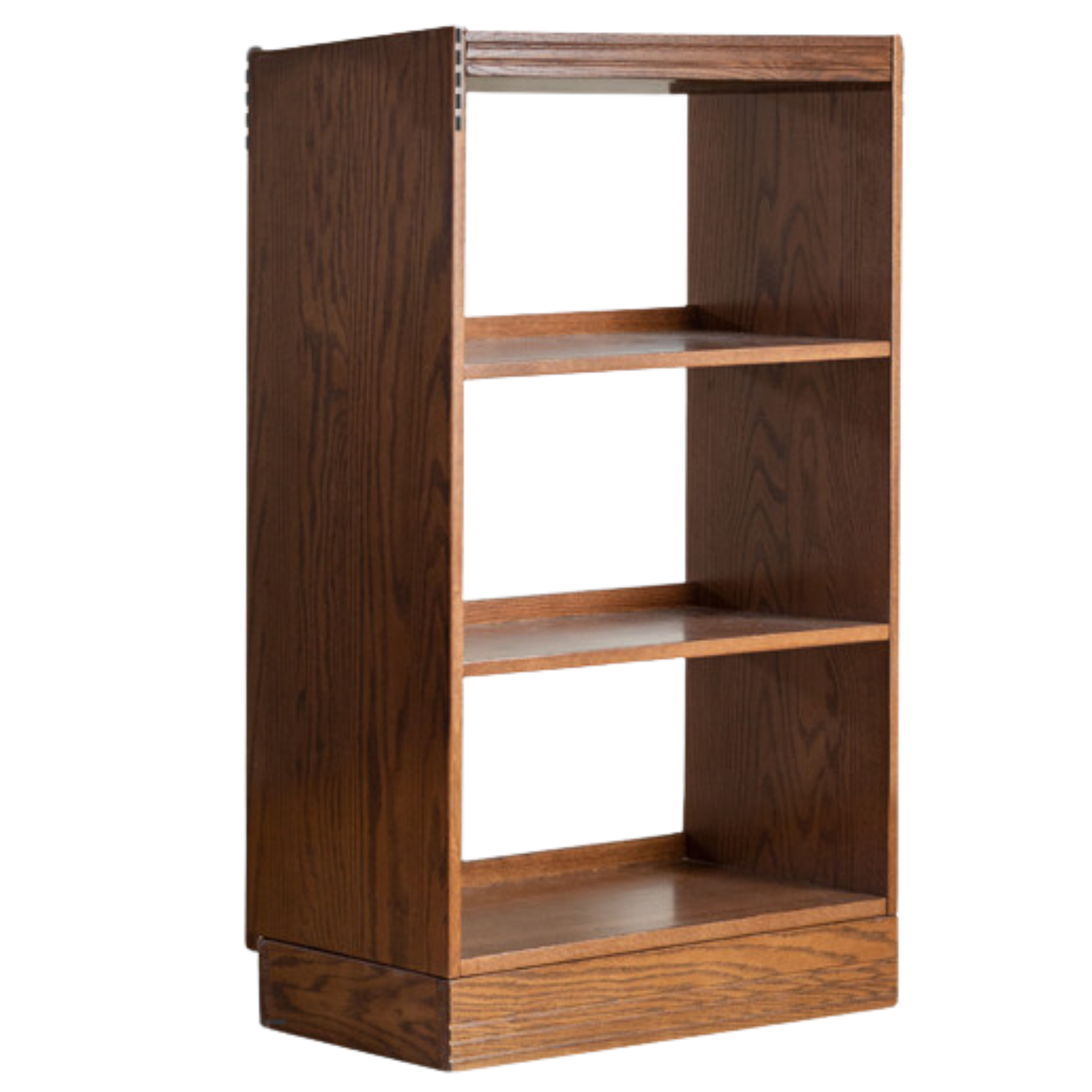 Oak Solid Wood Bookshelf Floor Rack Storage Full Wall Bookcase<