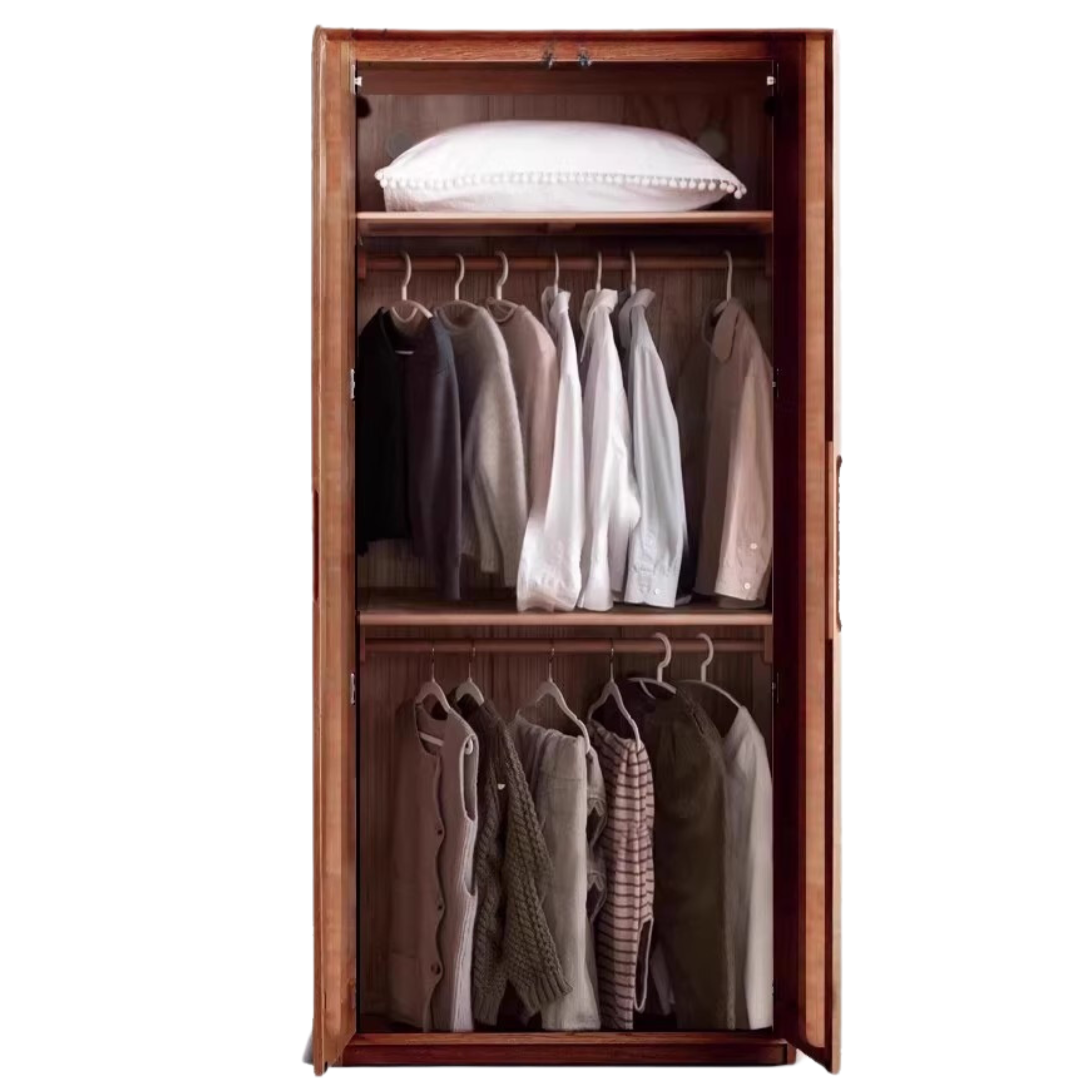 Ash solid wood wardrobe modern::