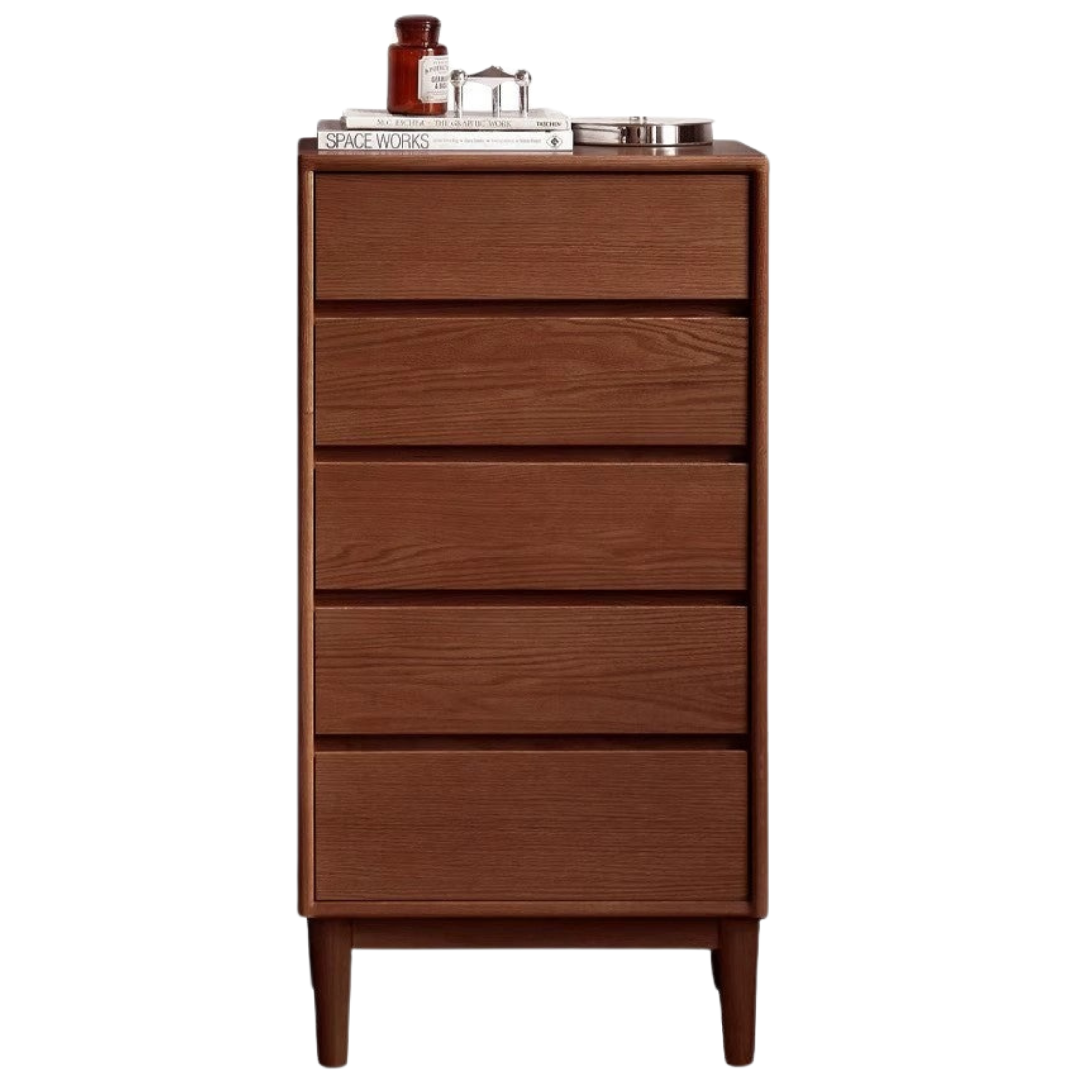 Ash Solid Wood Dresser, Drawer Storage Cabinet: