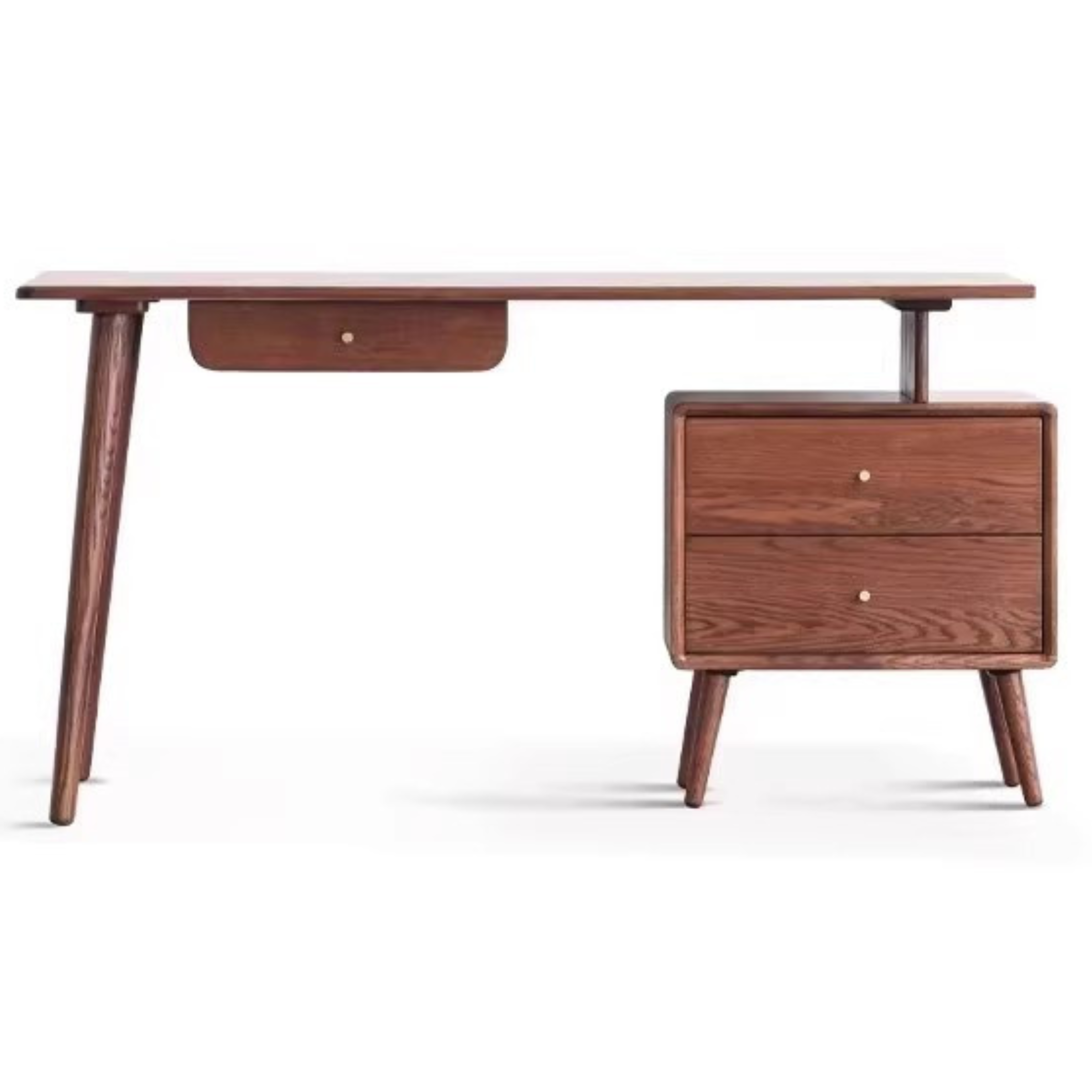 Oak Solid Wood Telescopic Office Desk