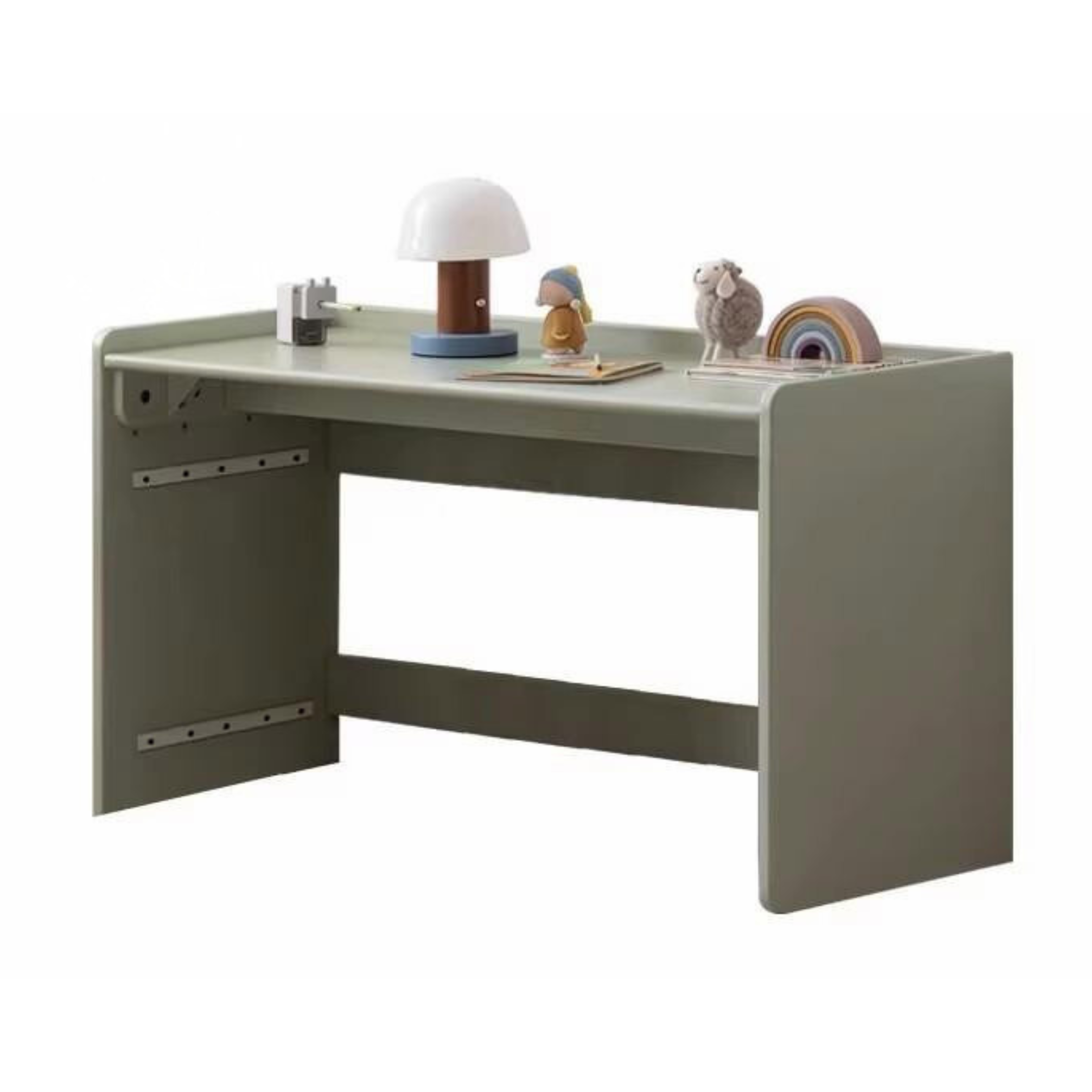 Poplar Solid Wood Children's Lift Table Table Storage Cabinet