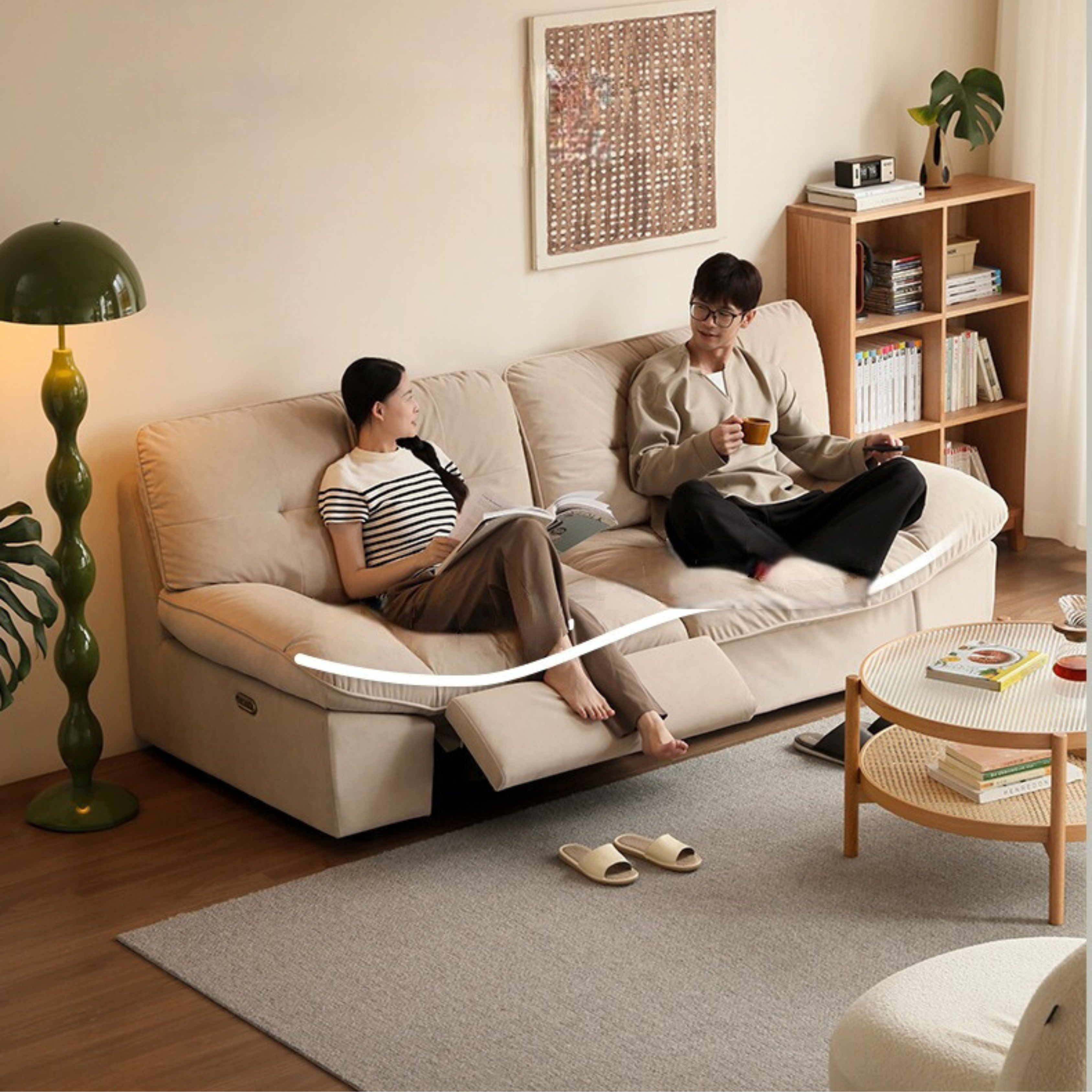 Fabric Sofa Cat Claw Cloth Electric Sofa
