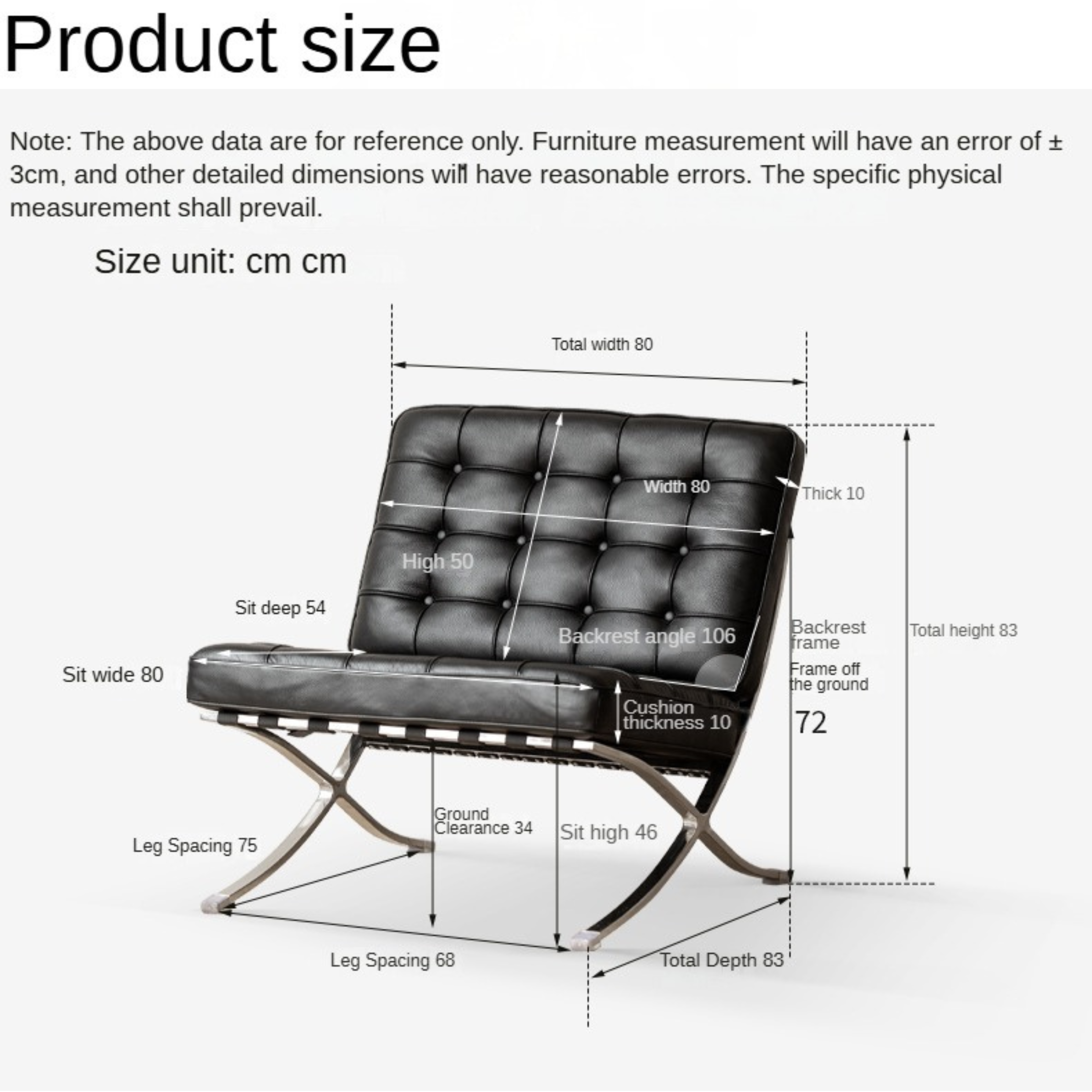 Leather Sofa Chair italian retro