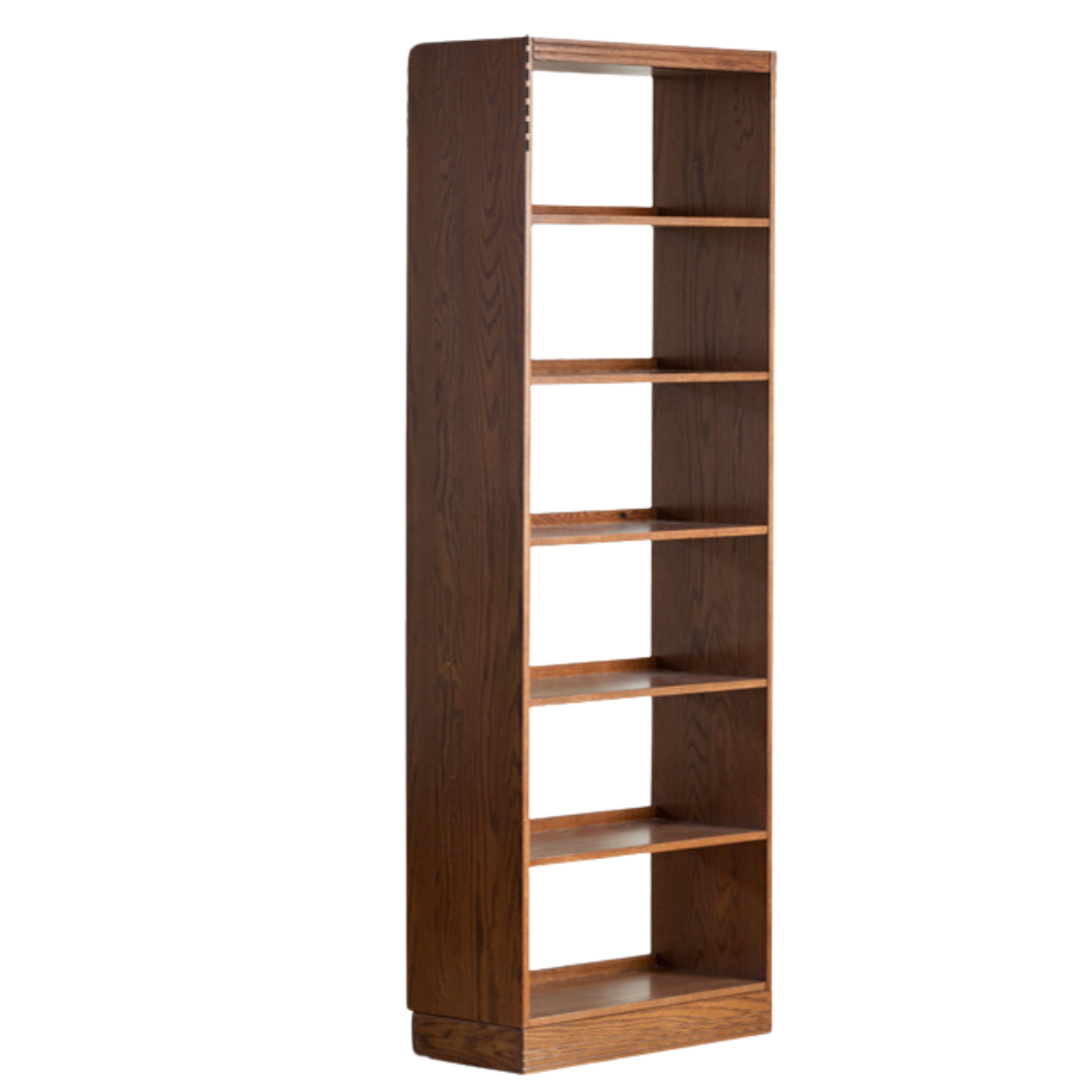 Oak Solid Wood Bookshelf Floor Rack Storage Full Wall Bookcase<