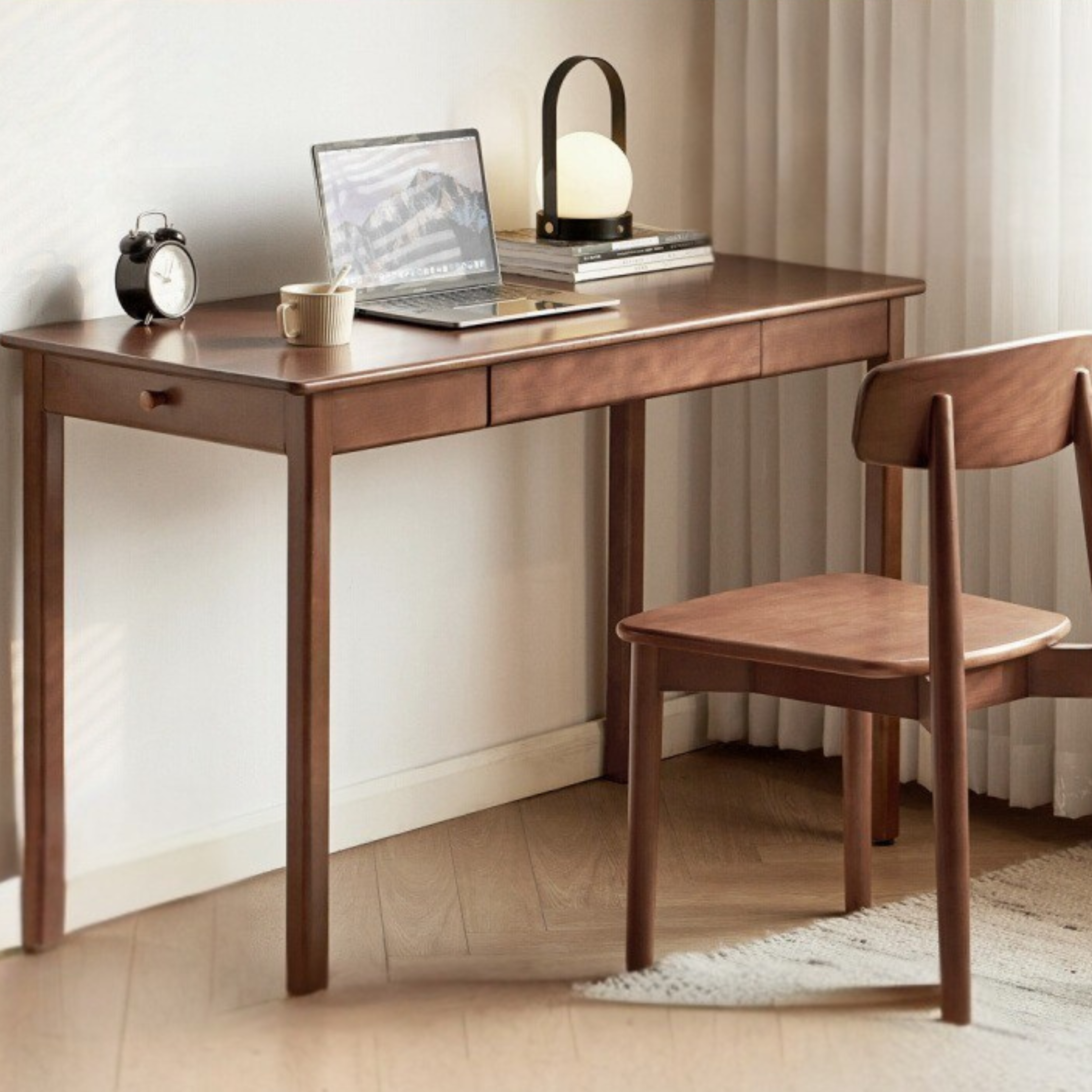 Beech Solid Wood Study Desk