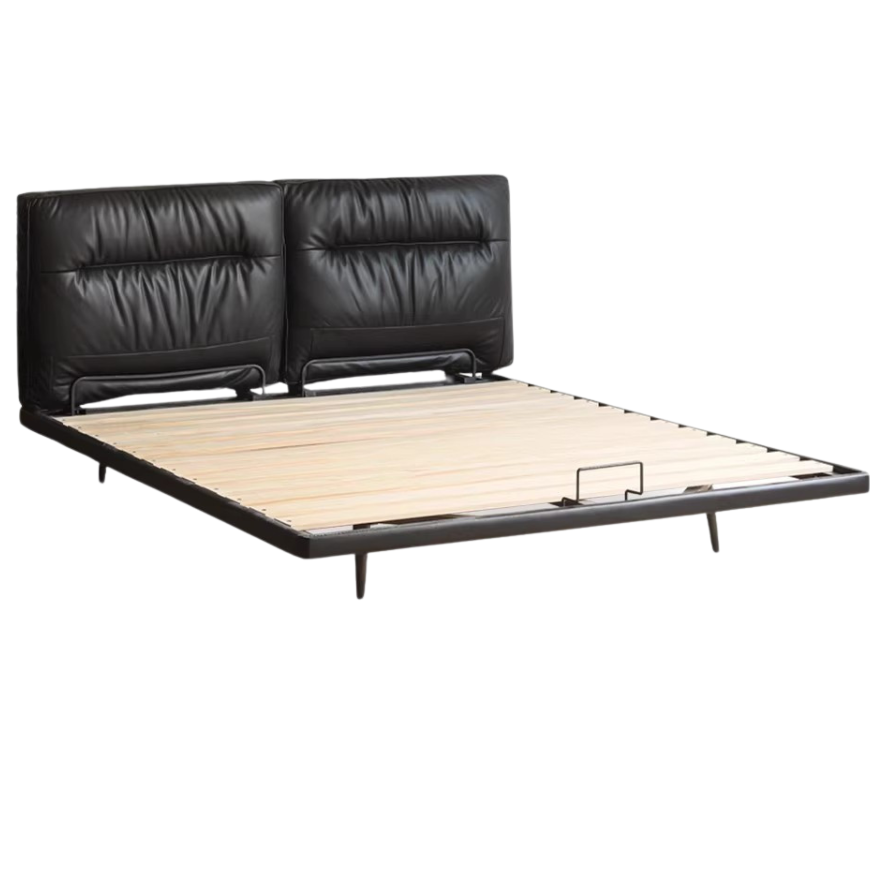 Genuine Leather Floating High End Atmospheric Large Bed Light Luxury