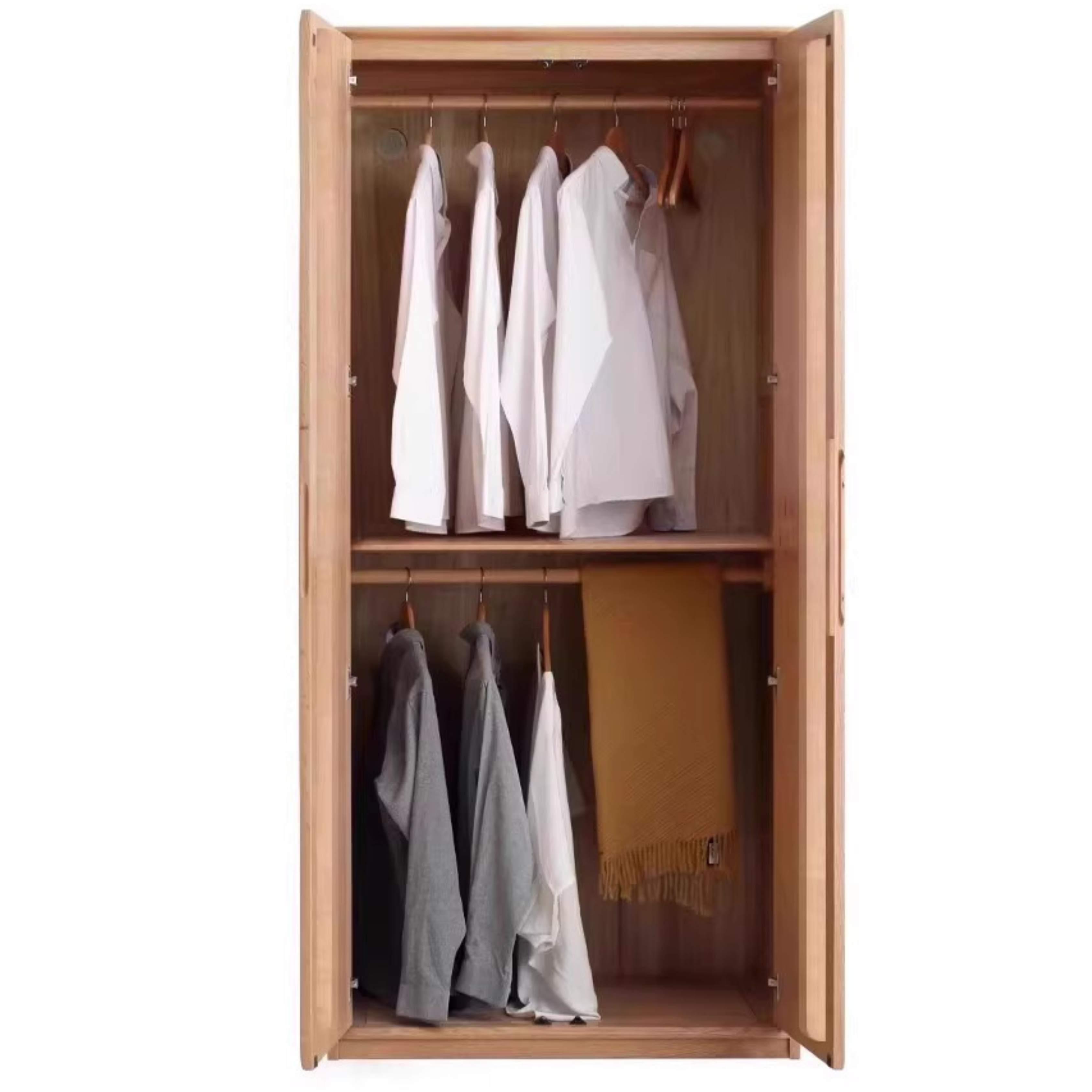 Ash solid wood wardrobe modern::