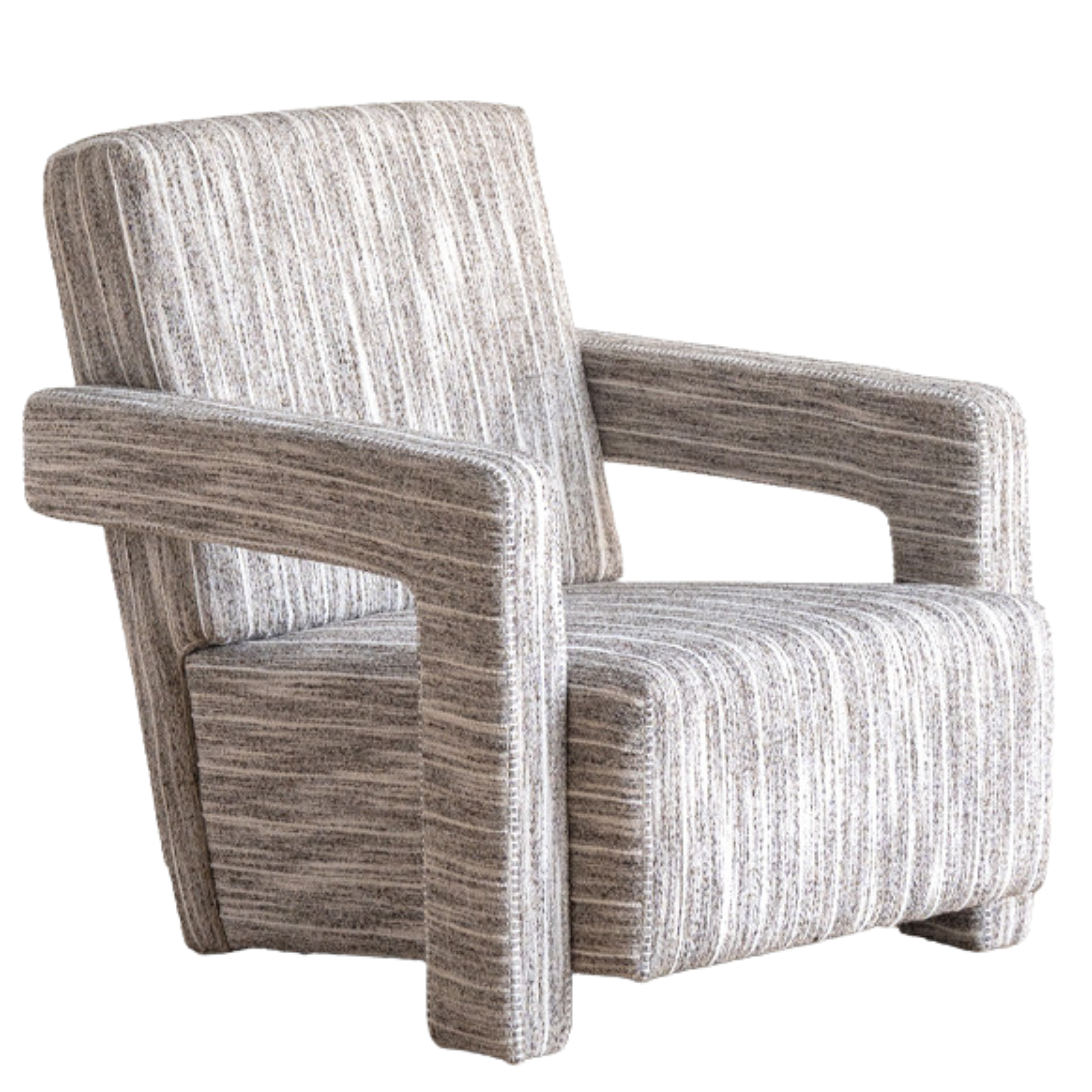 Fabric Armchair Italian Minimalist.