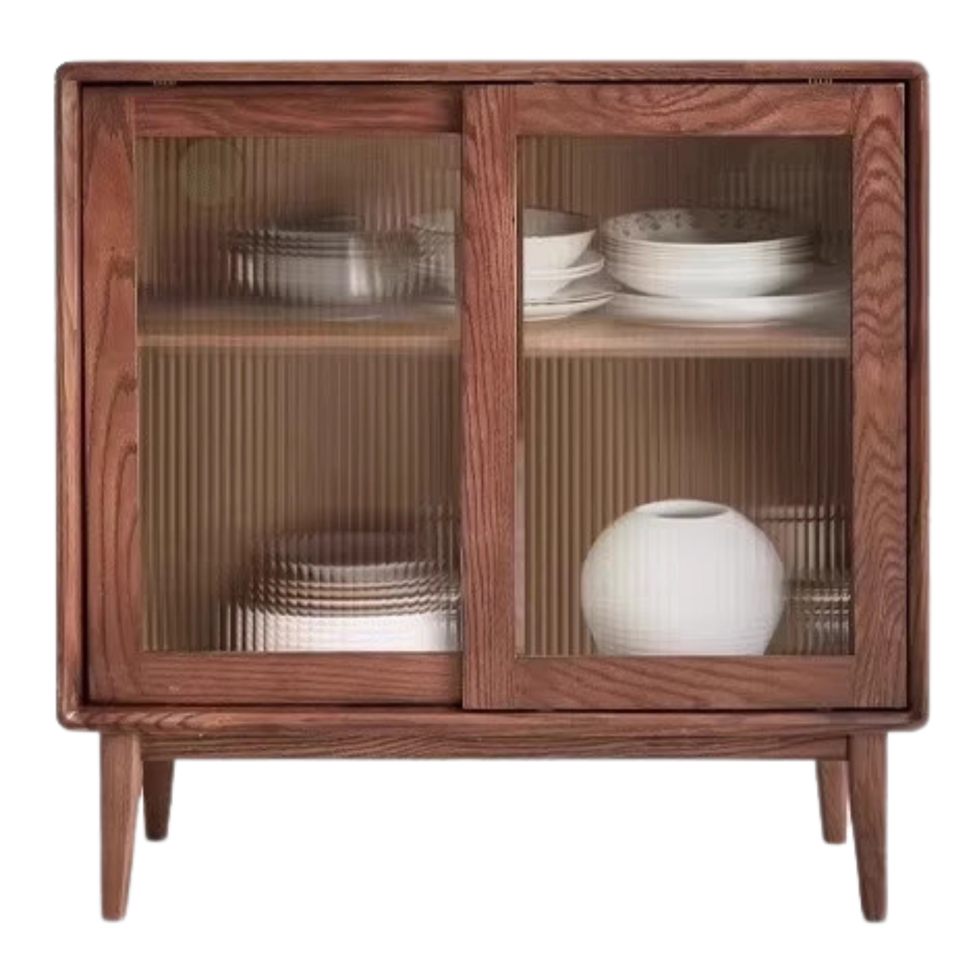 Oak Solid Wood Sideboard, Buffet Cabinet