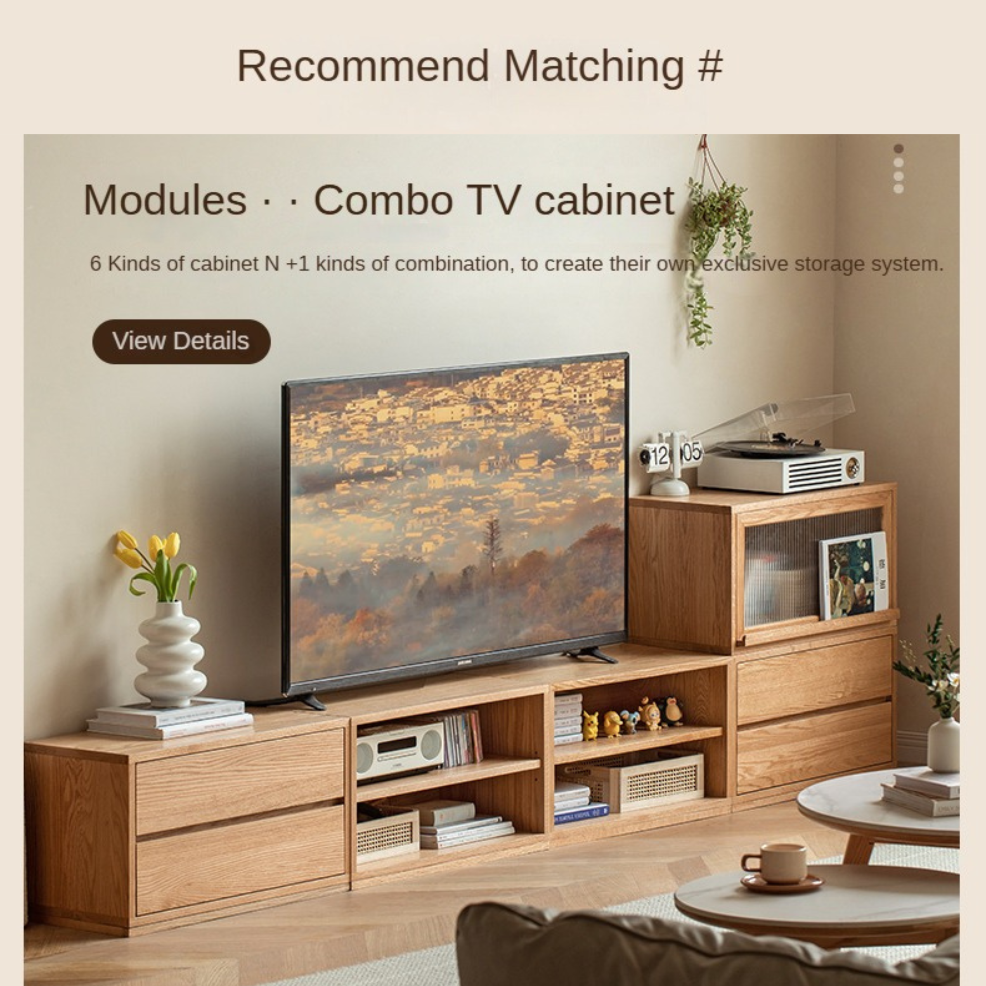 Oak Solid Wood Fabric Card Seat Floor Box Sofa