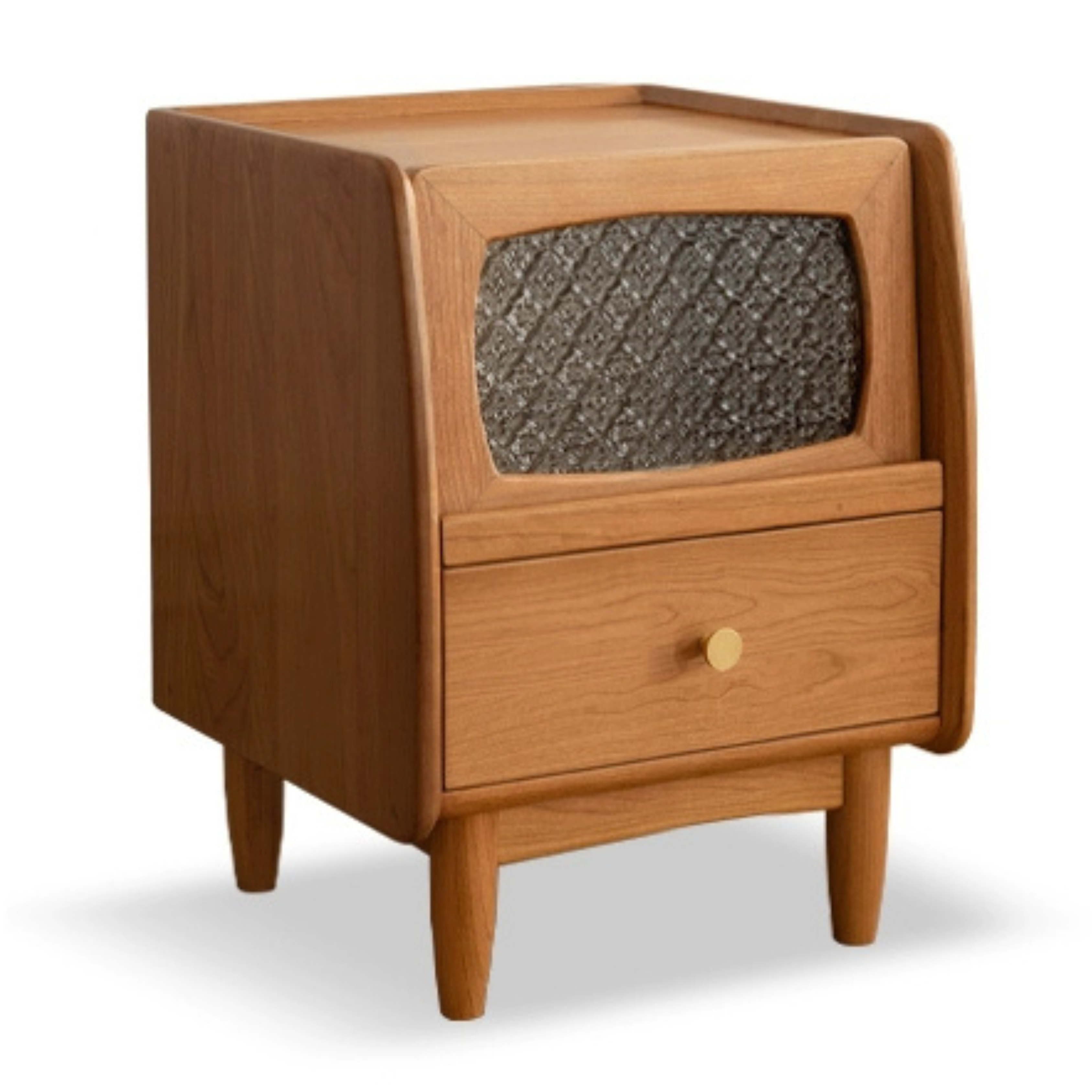 Cherry solid wood Nightstand.