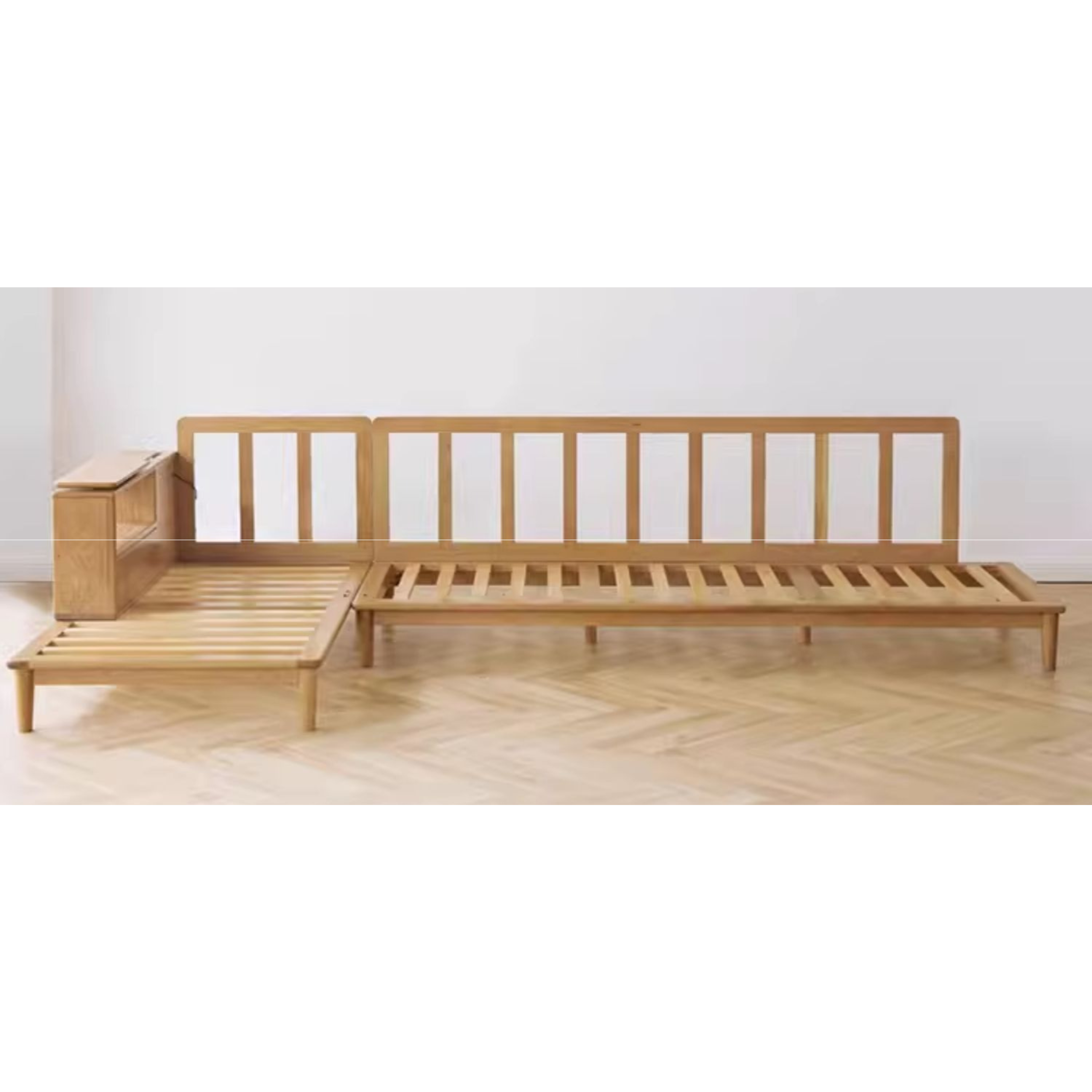 Oak Solid Wood Sofa Simple Modern