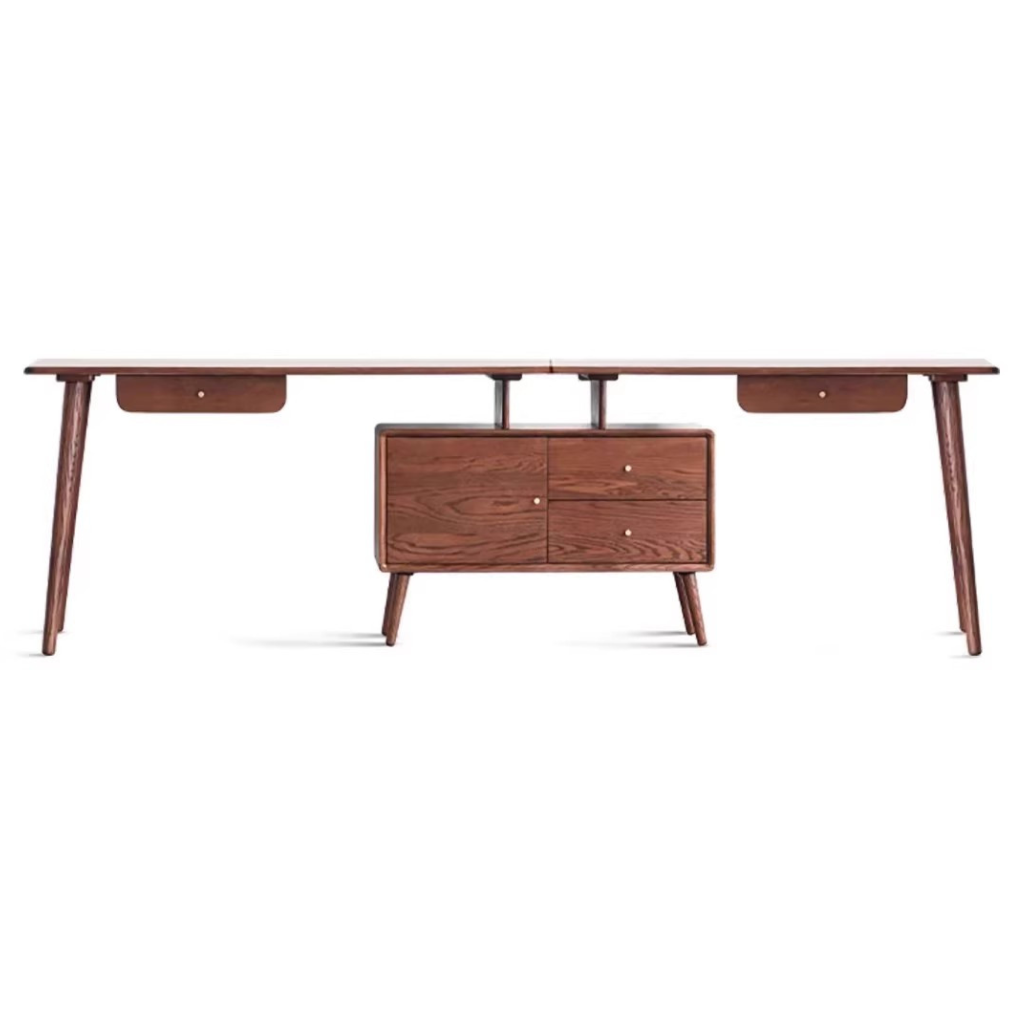 Oak Solid Wood Telescopic Office Desk