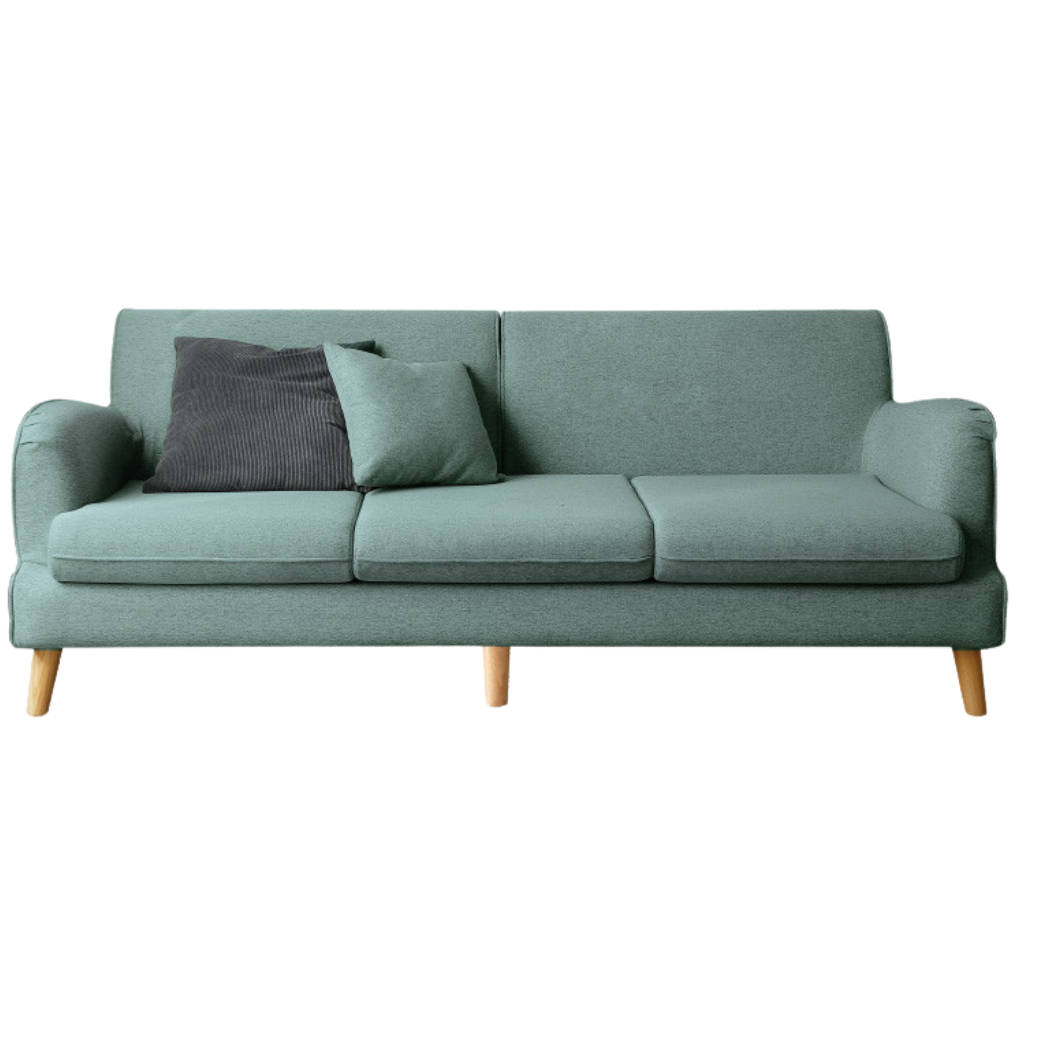 Simple modern fabric sofa)