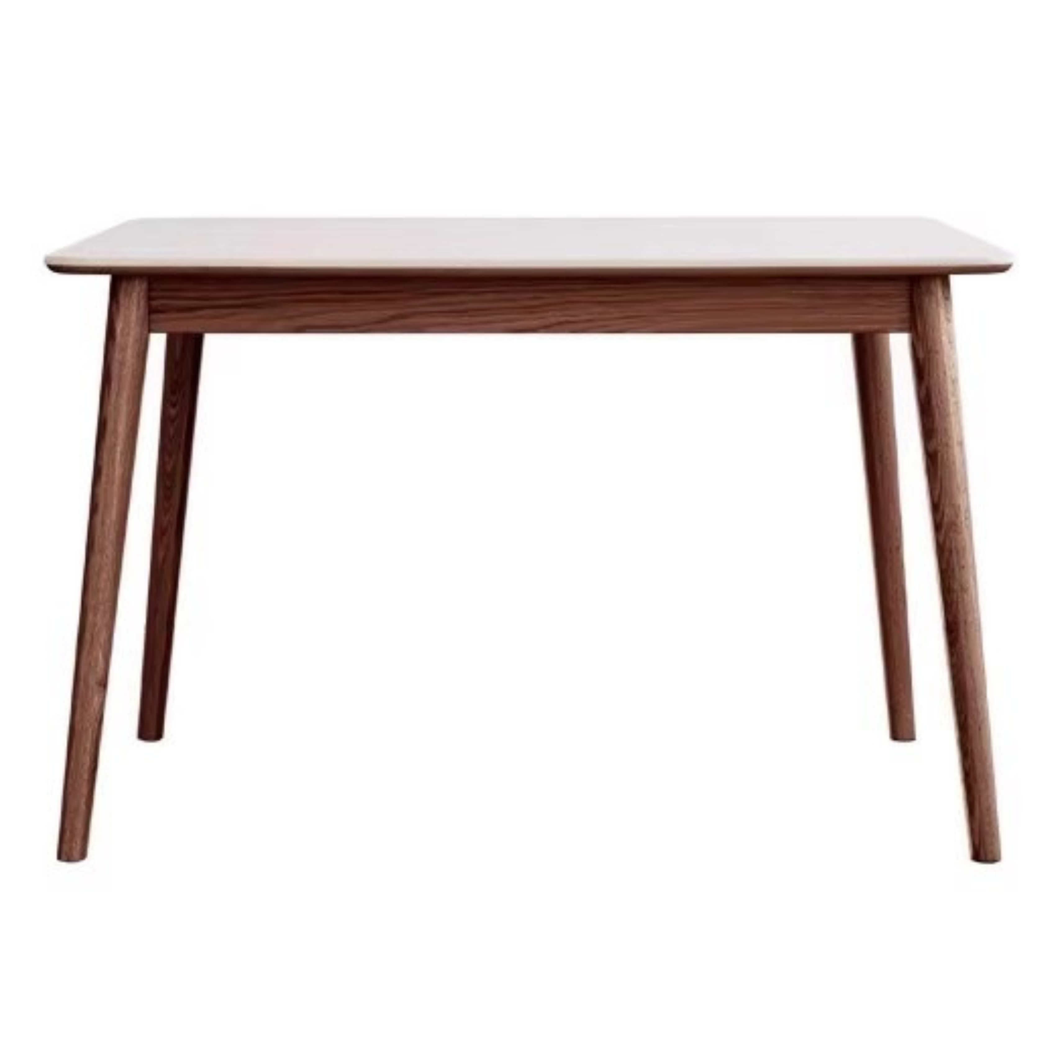 Oak Solid Wood Dining Table With Rock Slab Surface