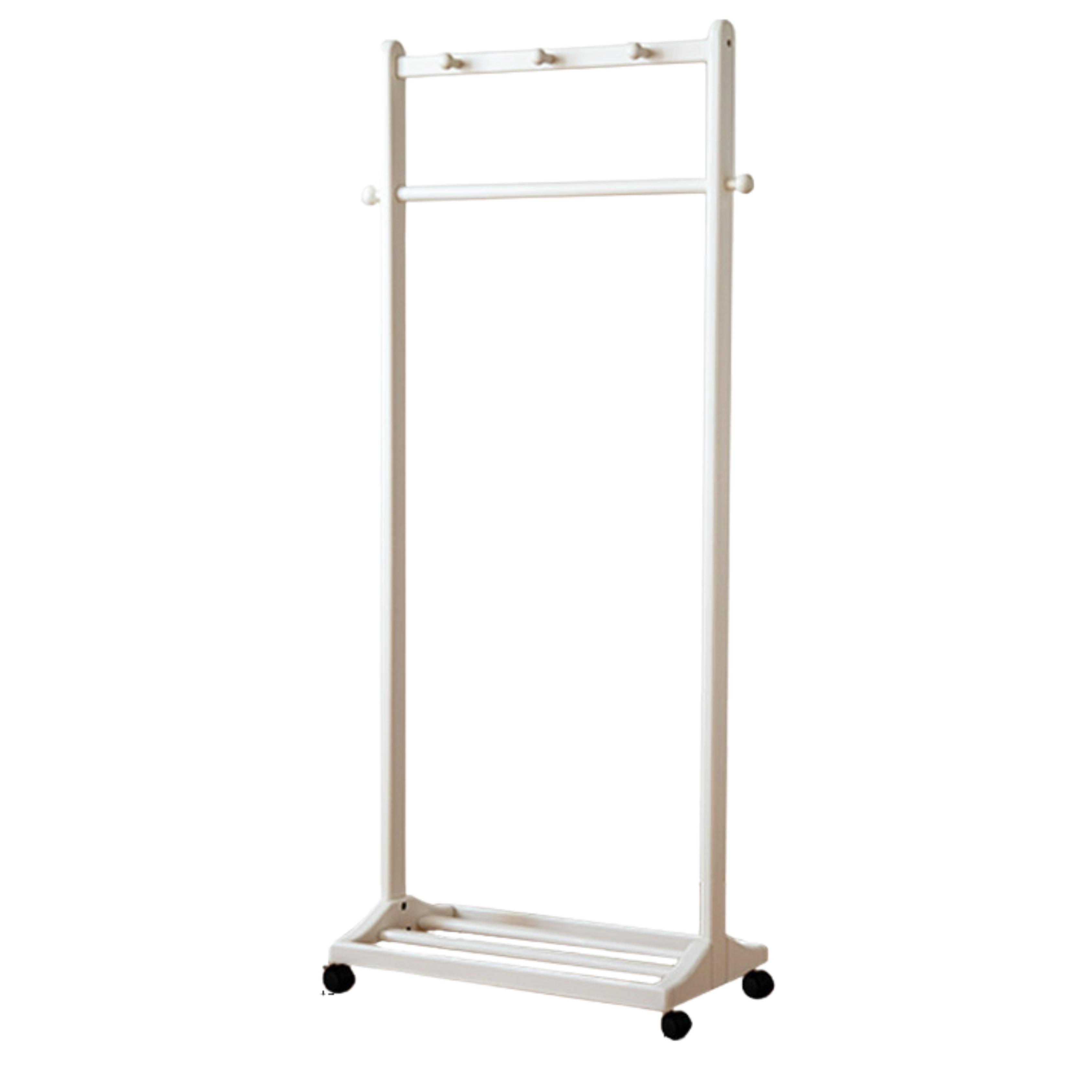 Birch Solid Wood White Cream Style Hanger