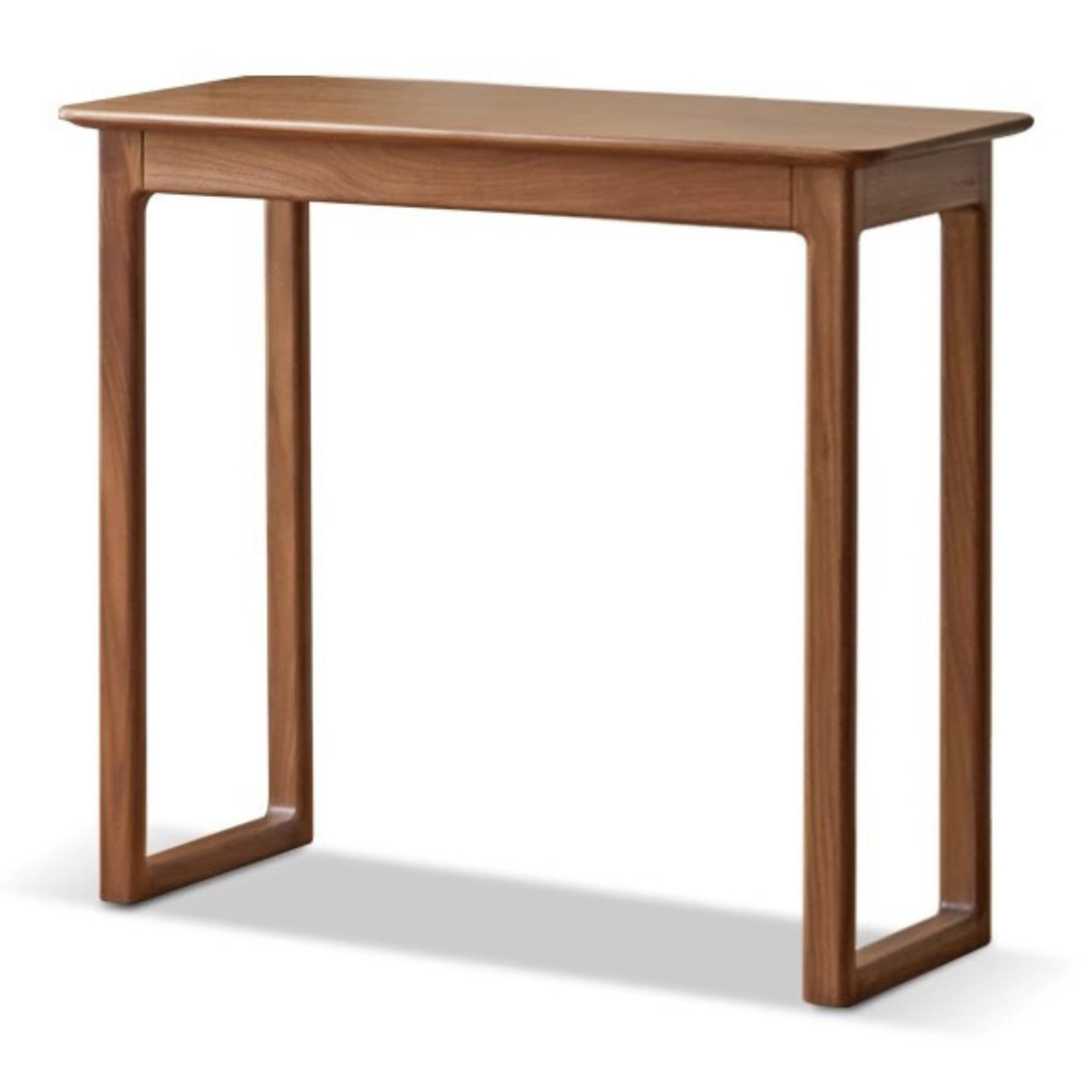 Black Walnut Solid Wood Narrow Desk
