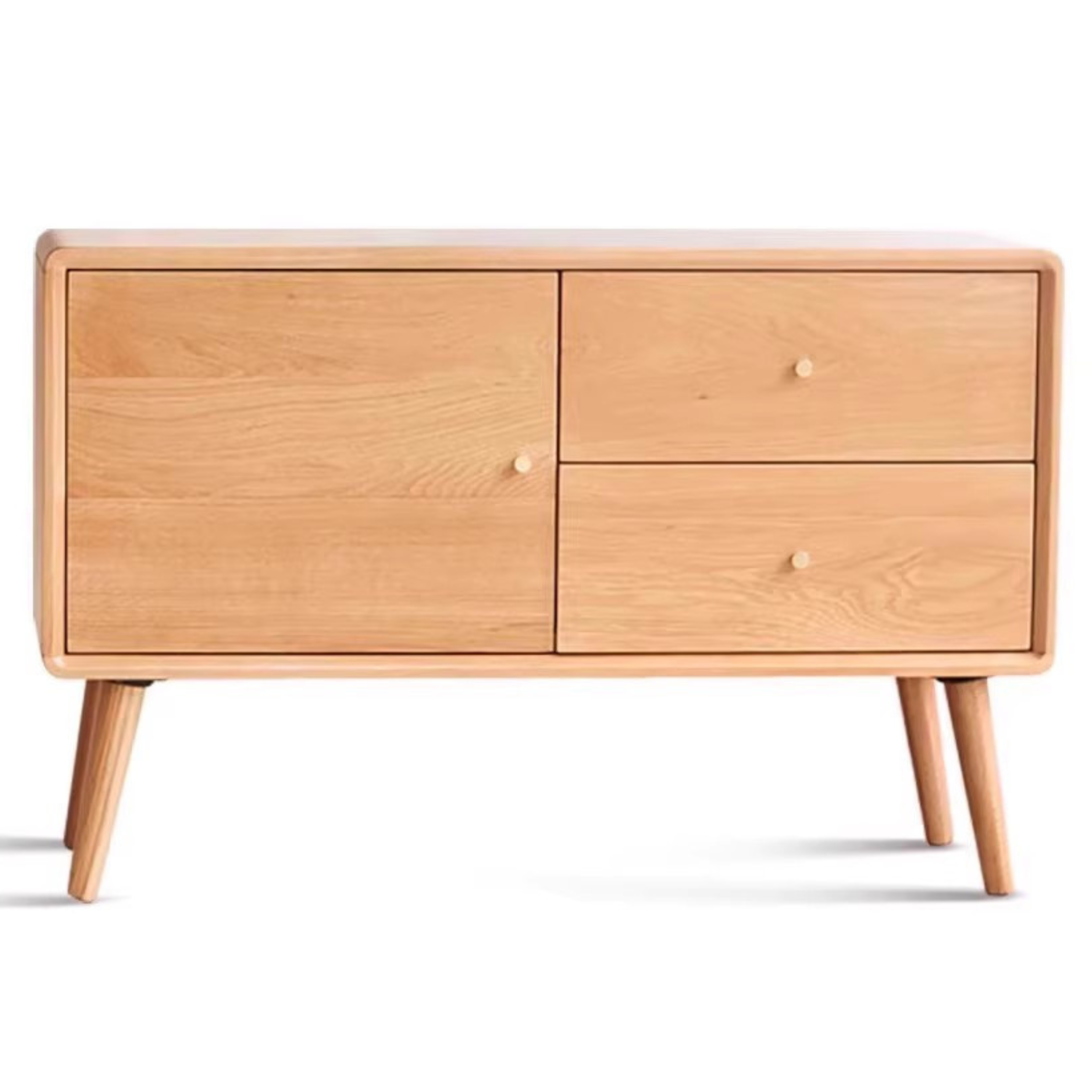 Oak Solid Wood Telescopic Office Desk