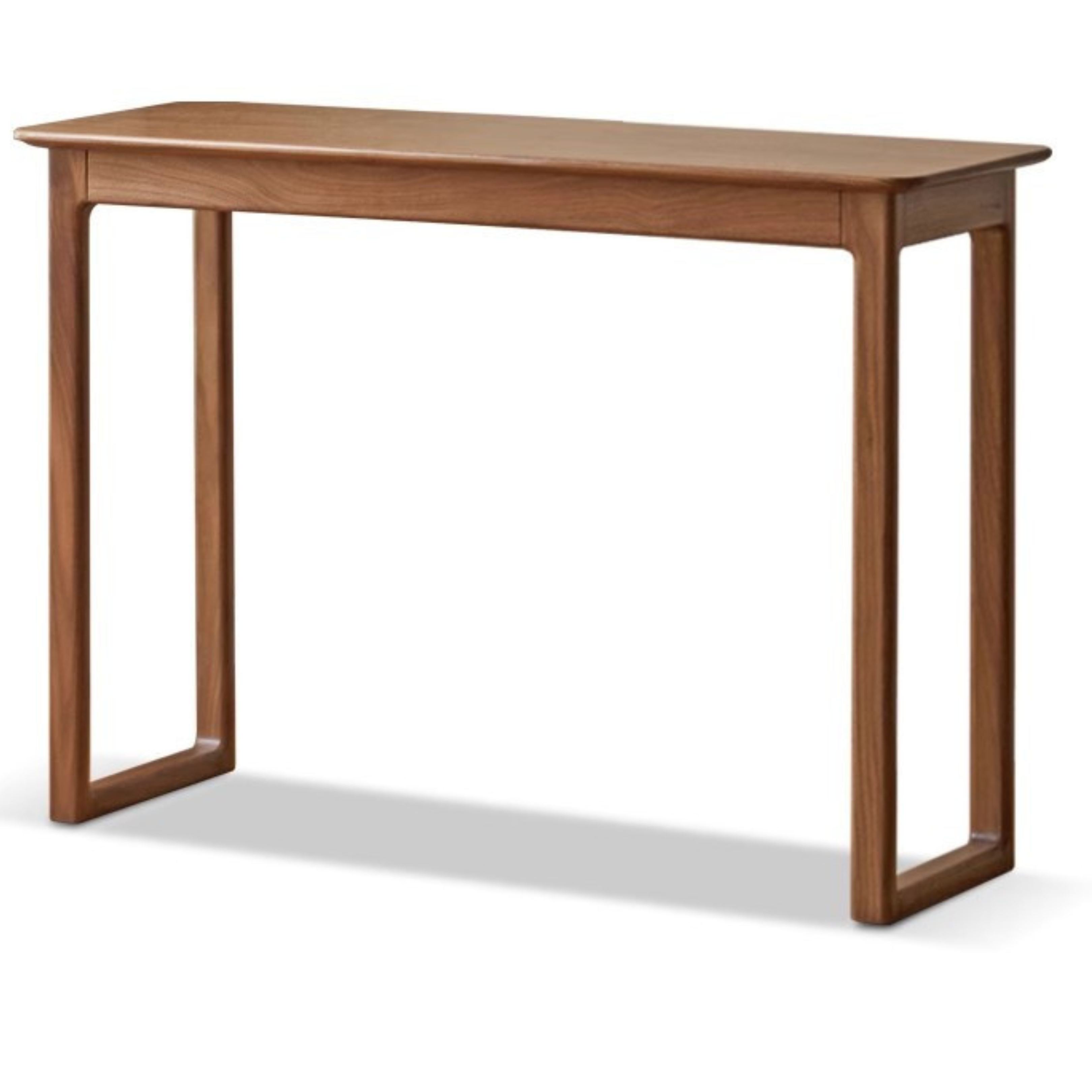 Black Walnut Solid Wood Narrow Desk