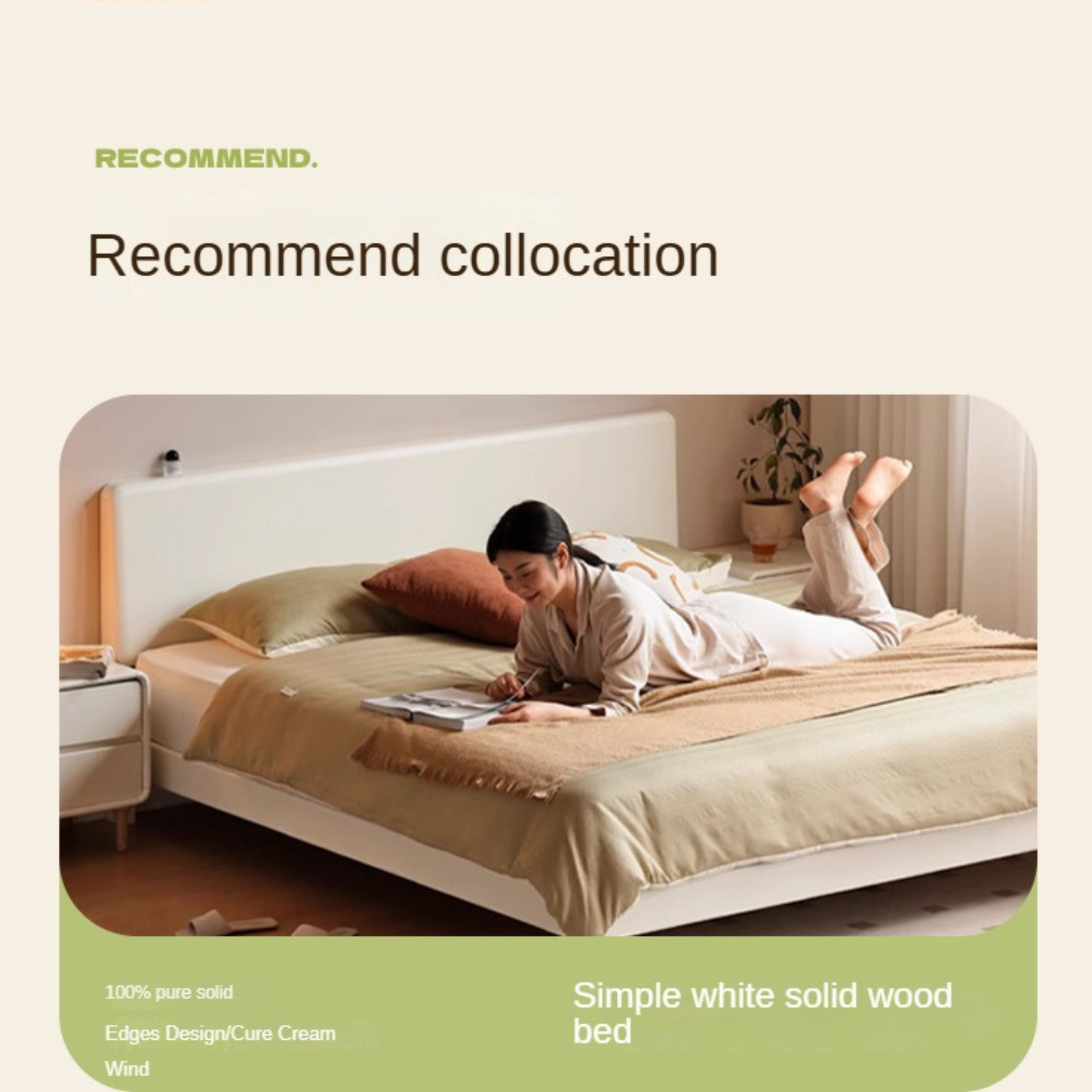 Birch Solid Wood White Cream Style Hanger