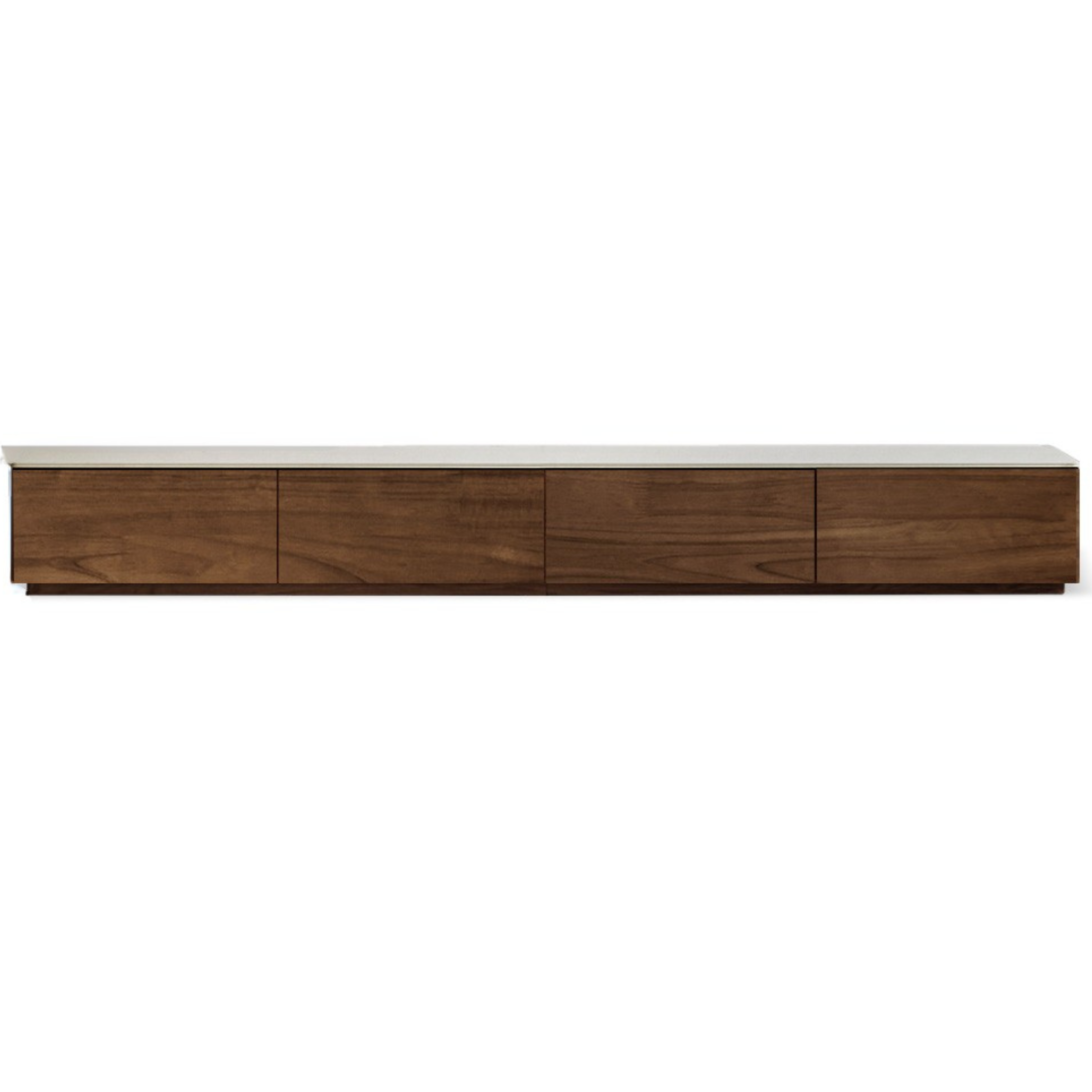 Oak, Rubber wood Solid Wood Modern Rock Slab Floor TV Cabinet