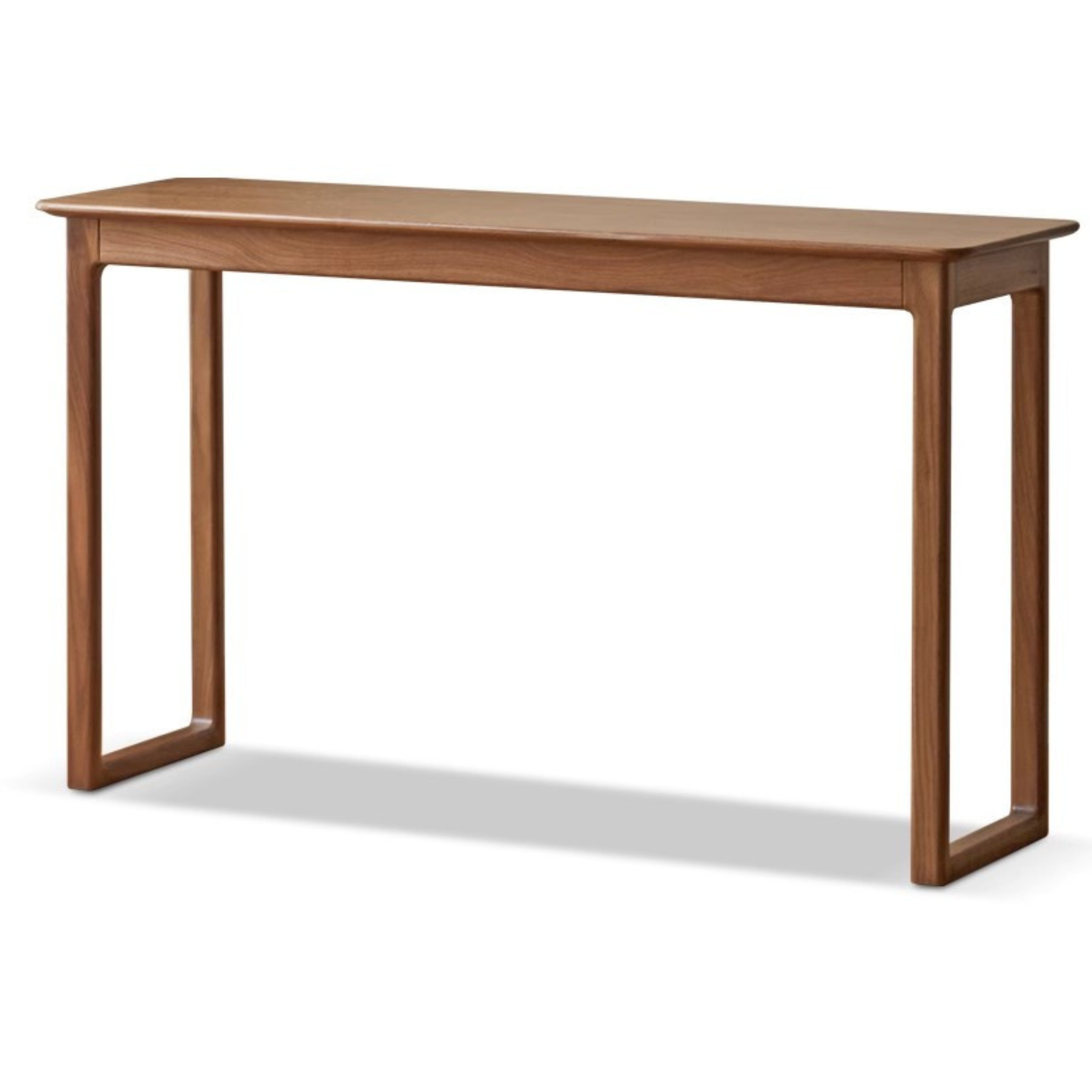 Black Walnut Solid Wood Narrow Desk
