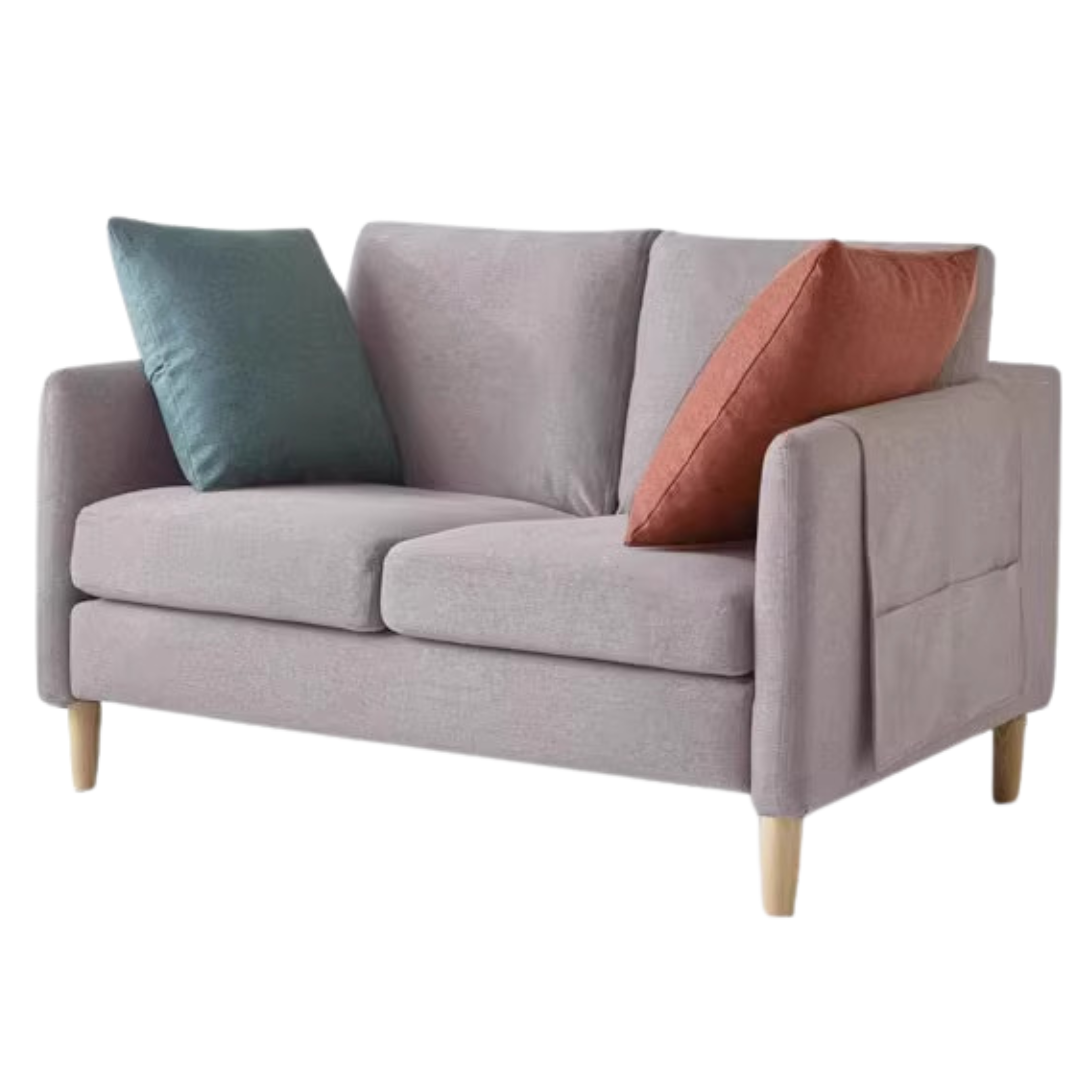 Fabric sofa simple modern)