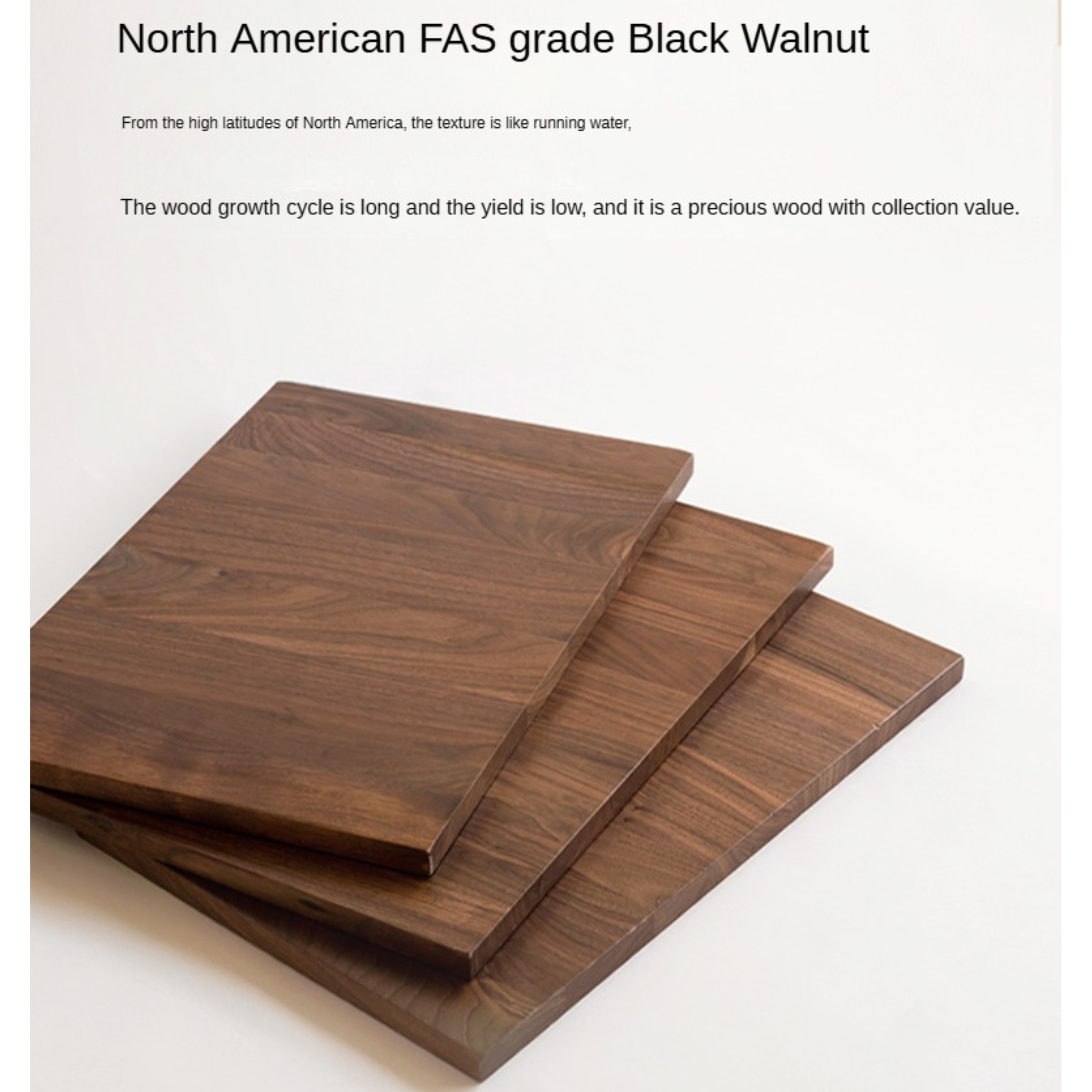 Black Walnut Solid Wood Wardrobe Sliding Door