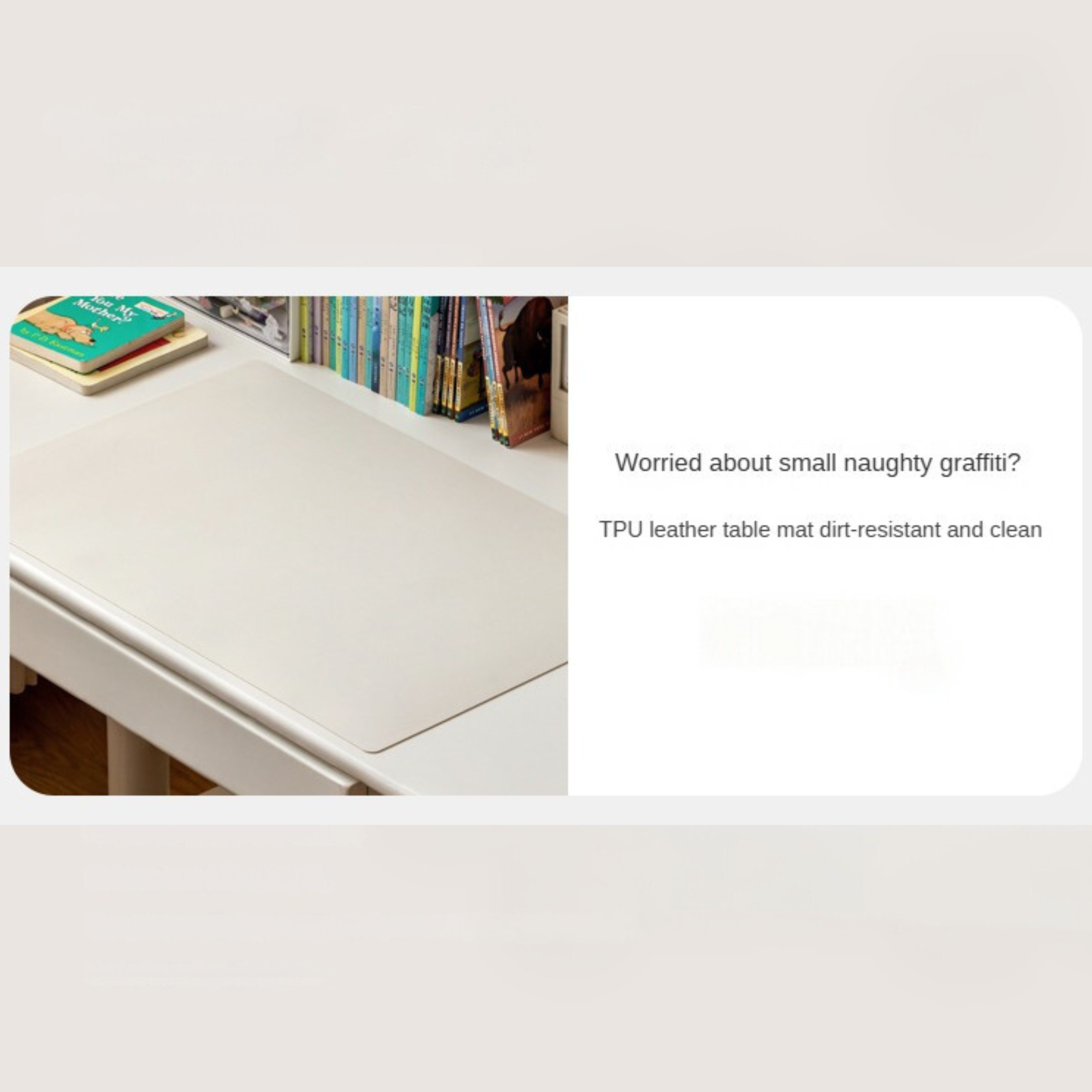 Poplar Solid Wood Children's Lift Table Table Storage Cabinet
