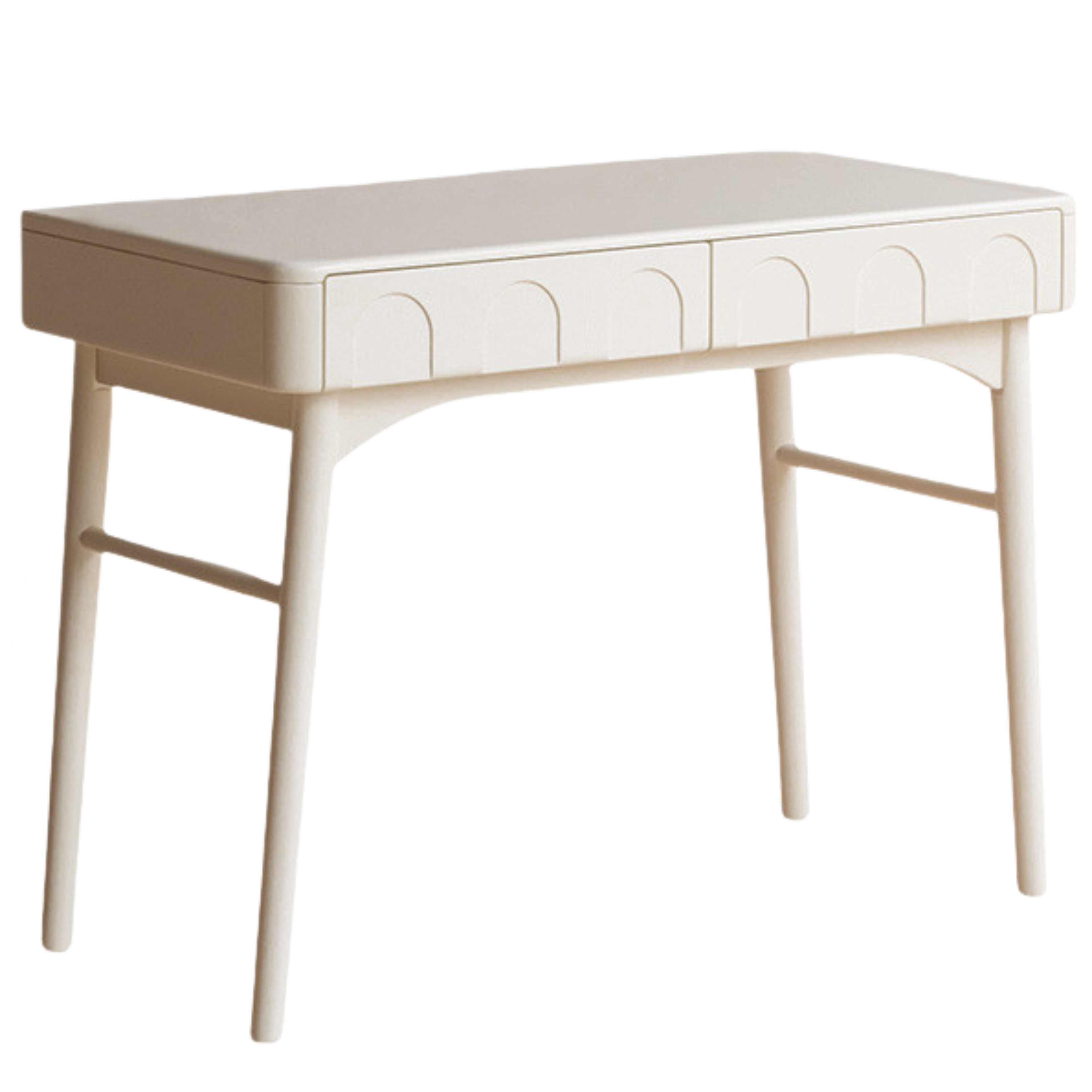 Poplar, Rubber Solid Wood French Cream Style Dressing Table.
