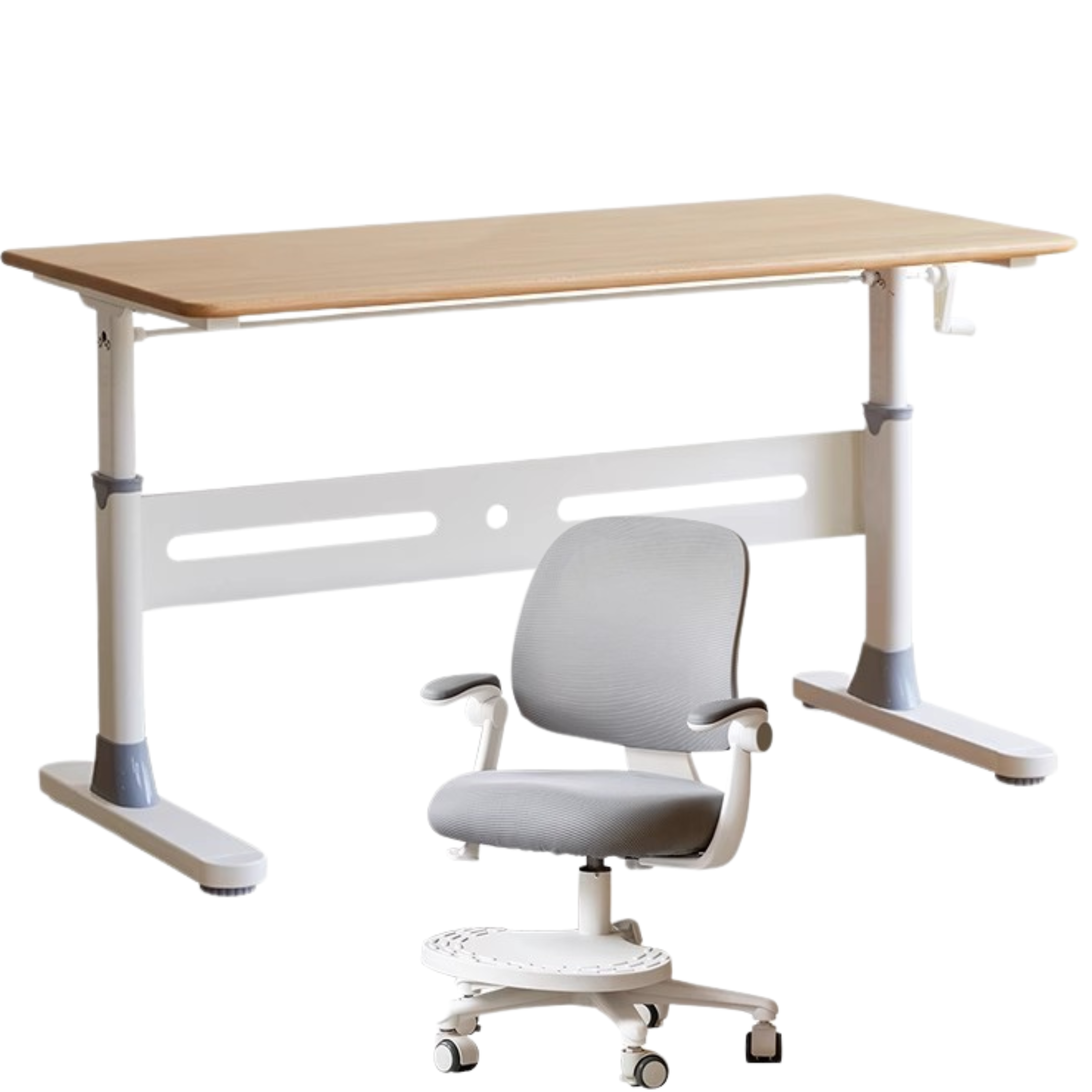Beech Solid Wood Children's Liftable Desk