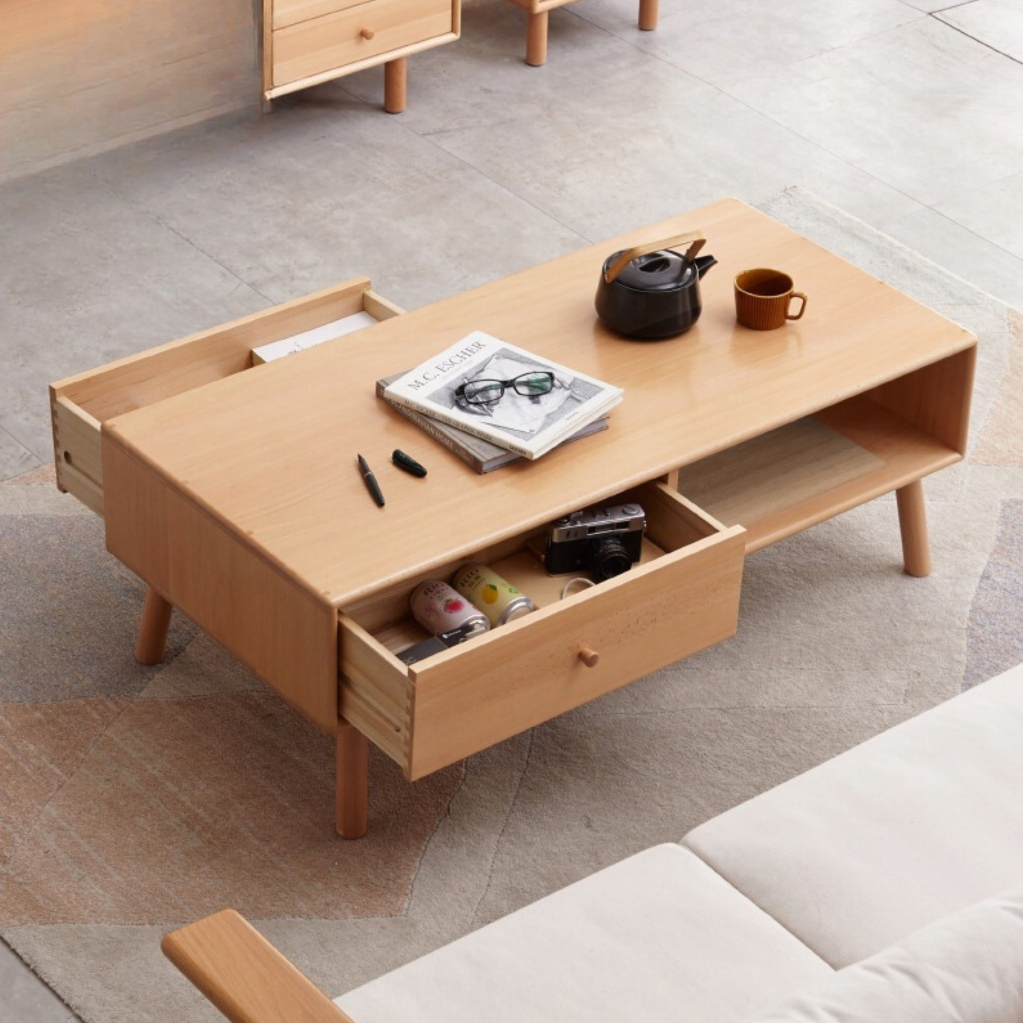 European Beech Coffee Table Nordic