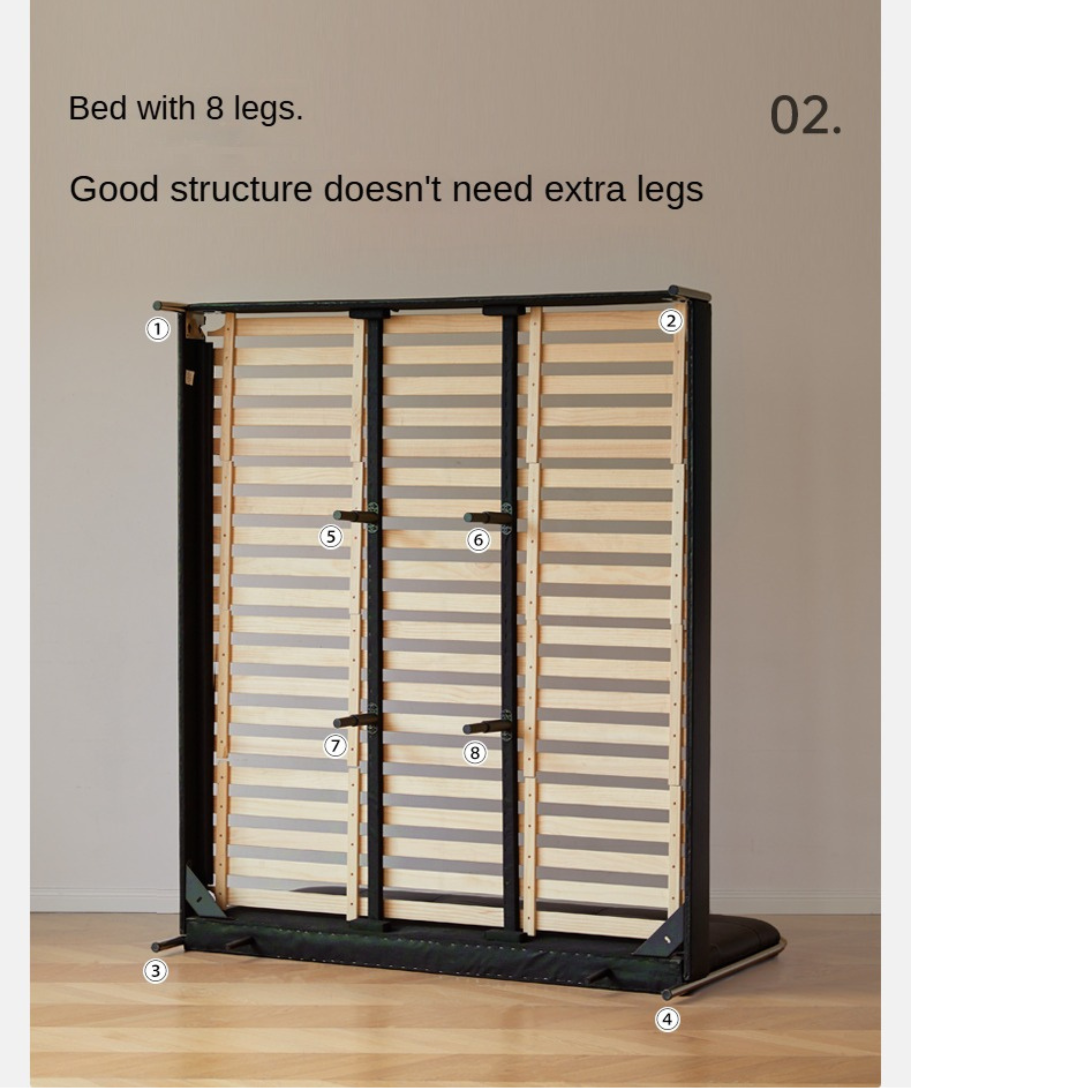Genuine Leather High End Soft Bed