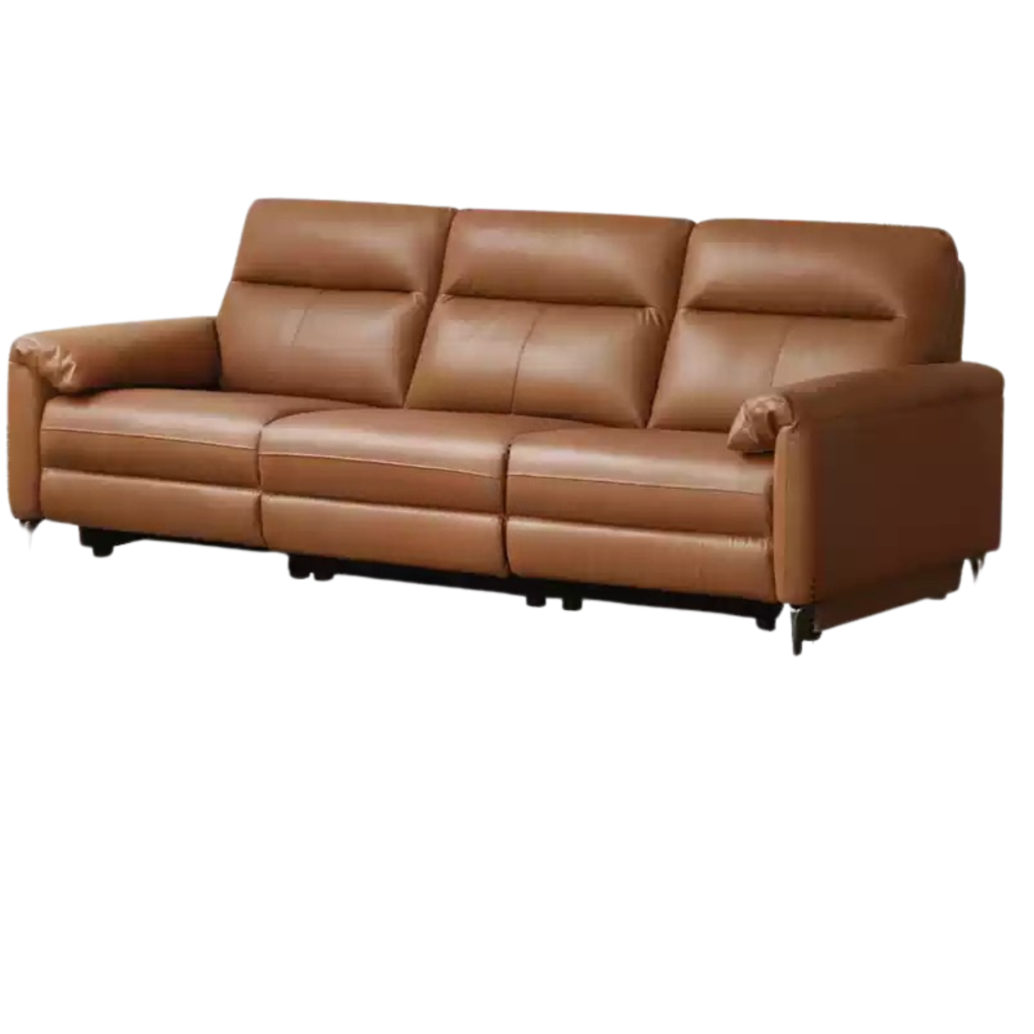 Leather Electric Zero Wall Sofa Italian Light Luxury