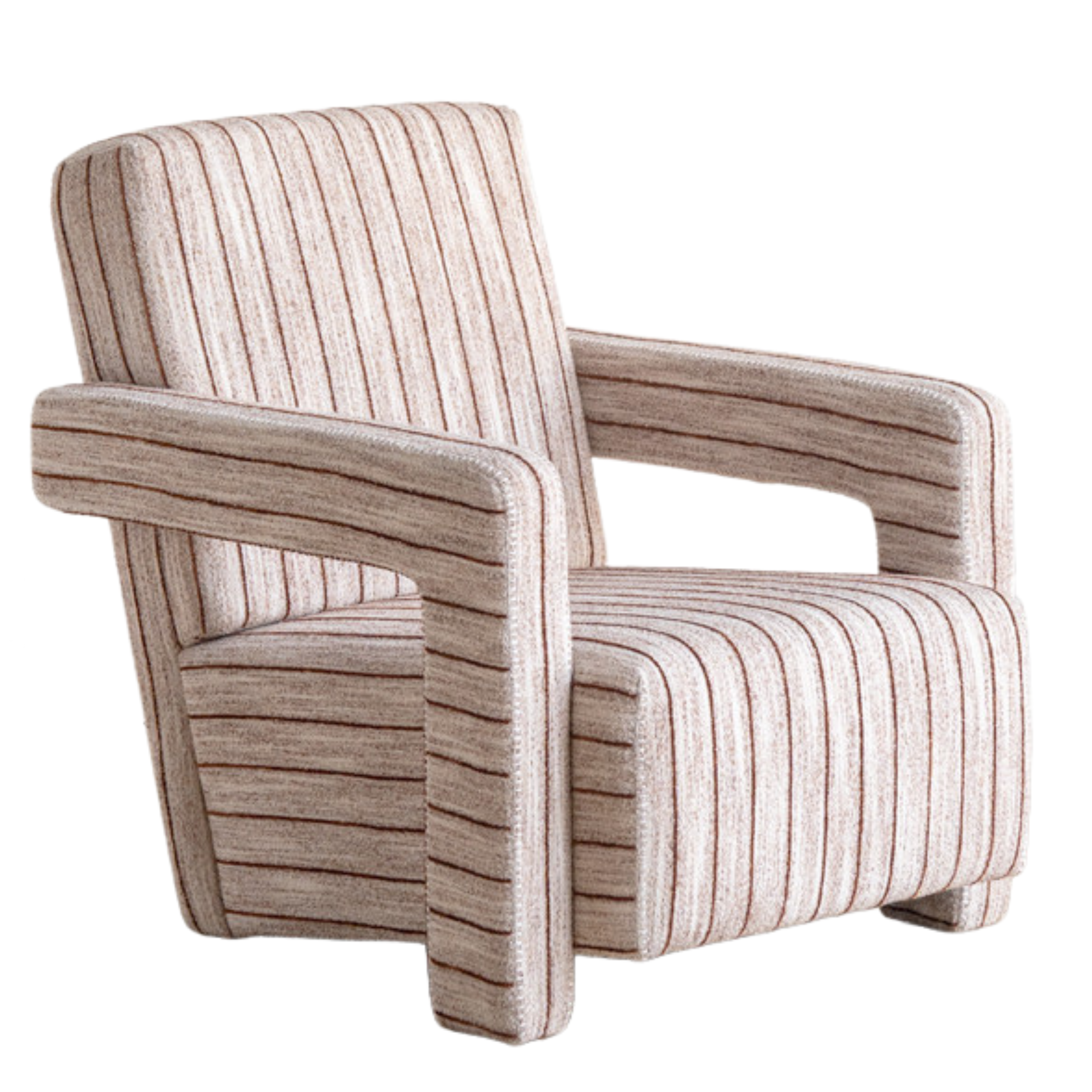 Fabric Armchair Italian Minimalist.