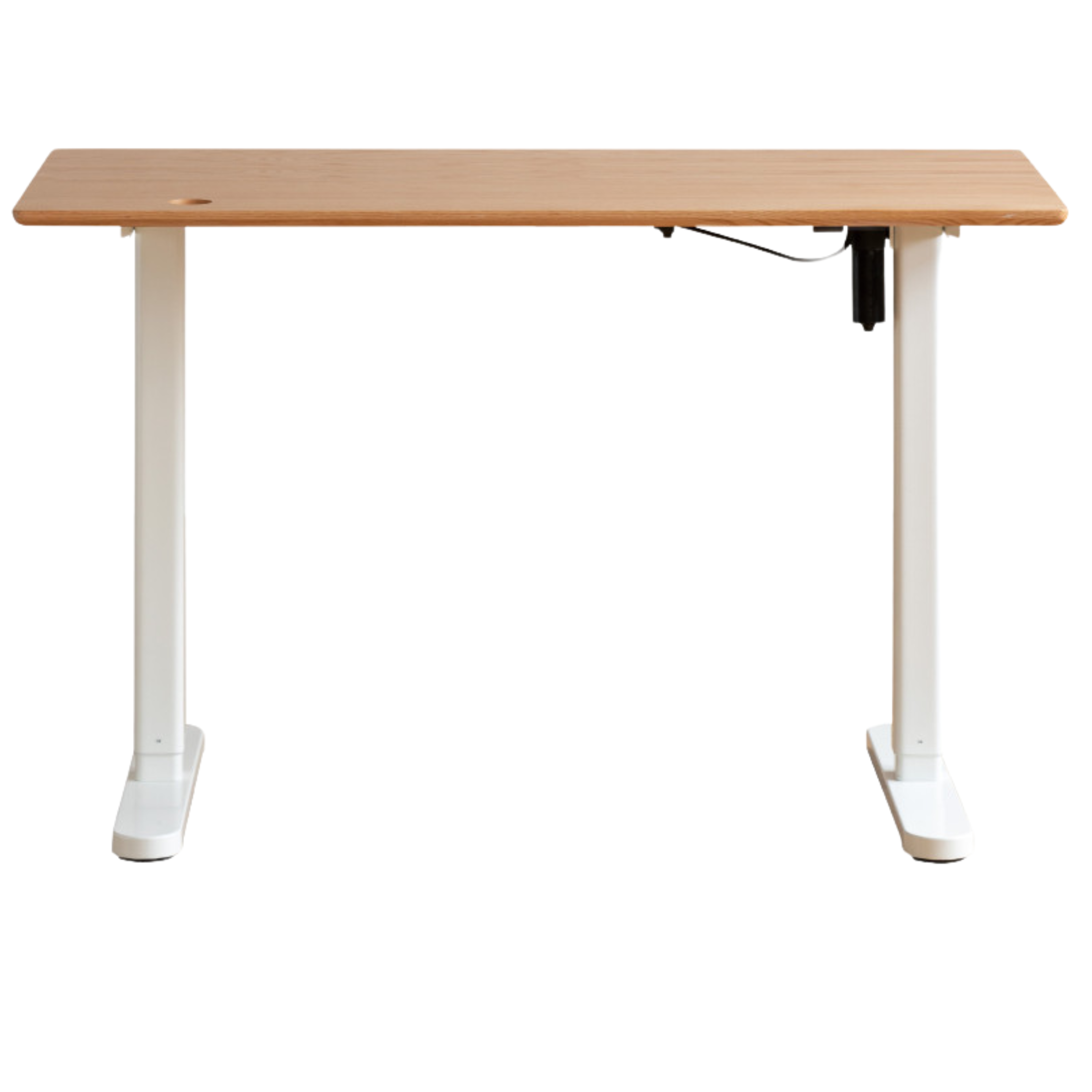 Oak Solid Wood Smart Electric Lift Standing Office Desk