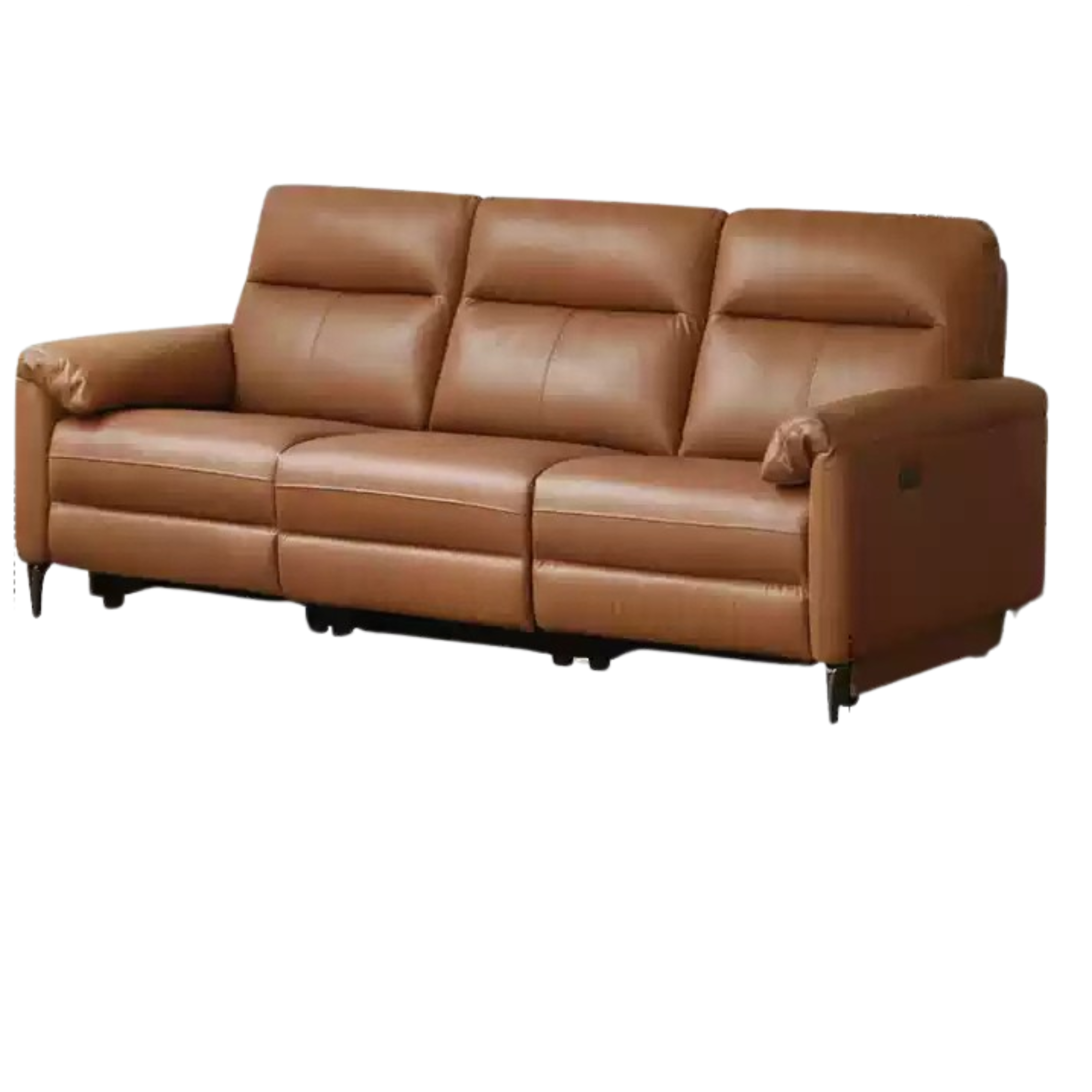 Leather Electric Zero Wall Sofa Italian Light Luxury