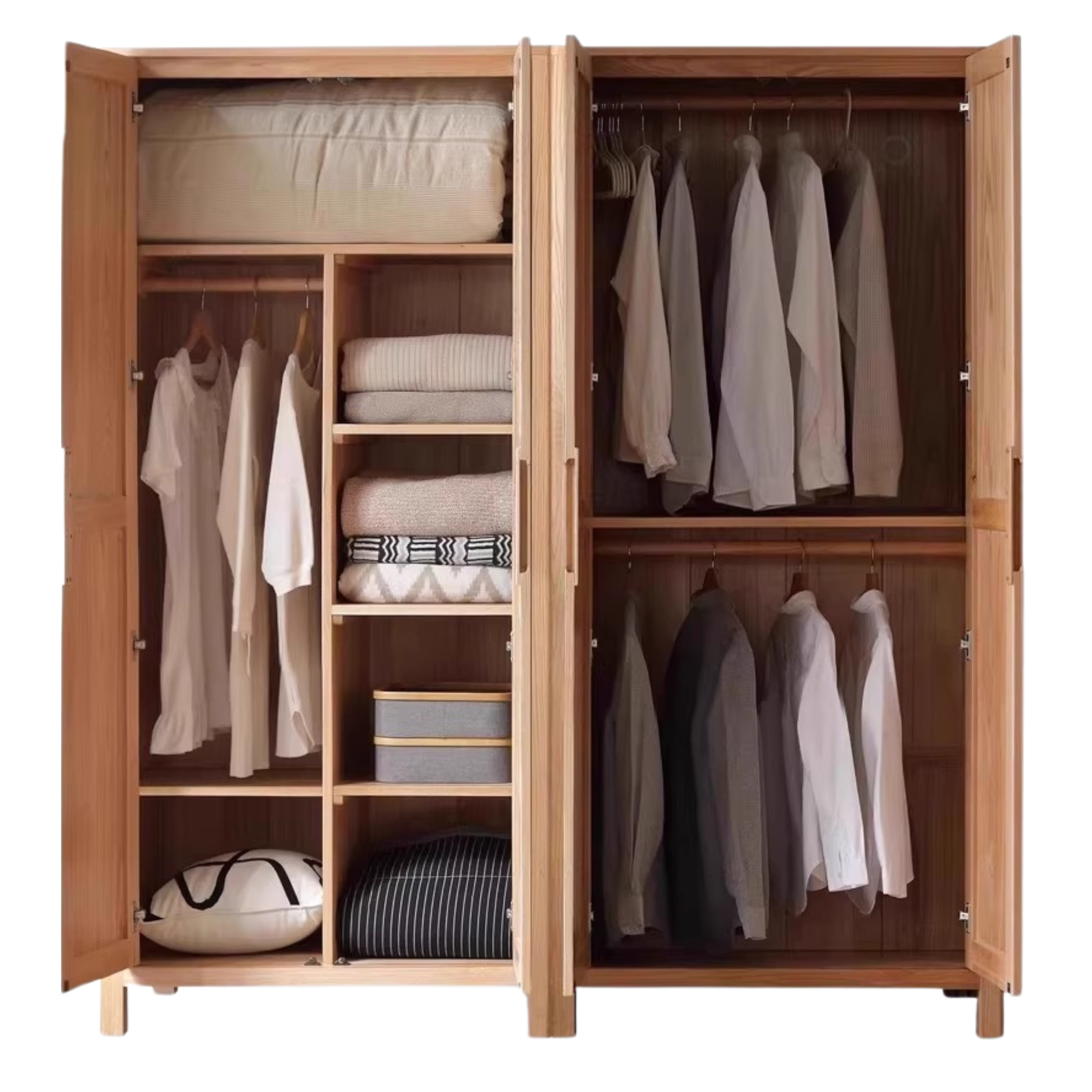 Oak solid wood Wardrobe-USA.