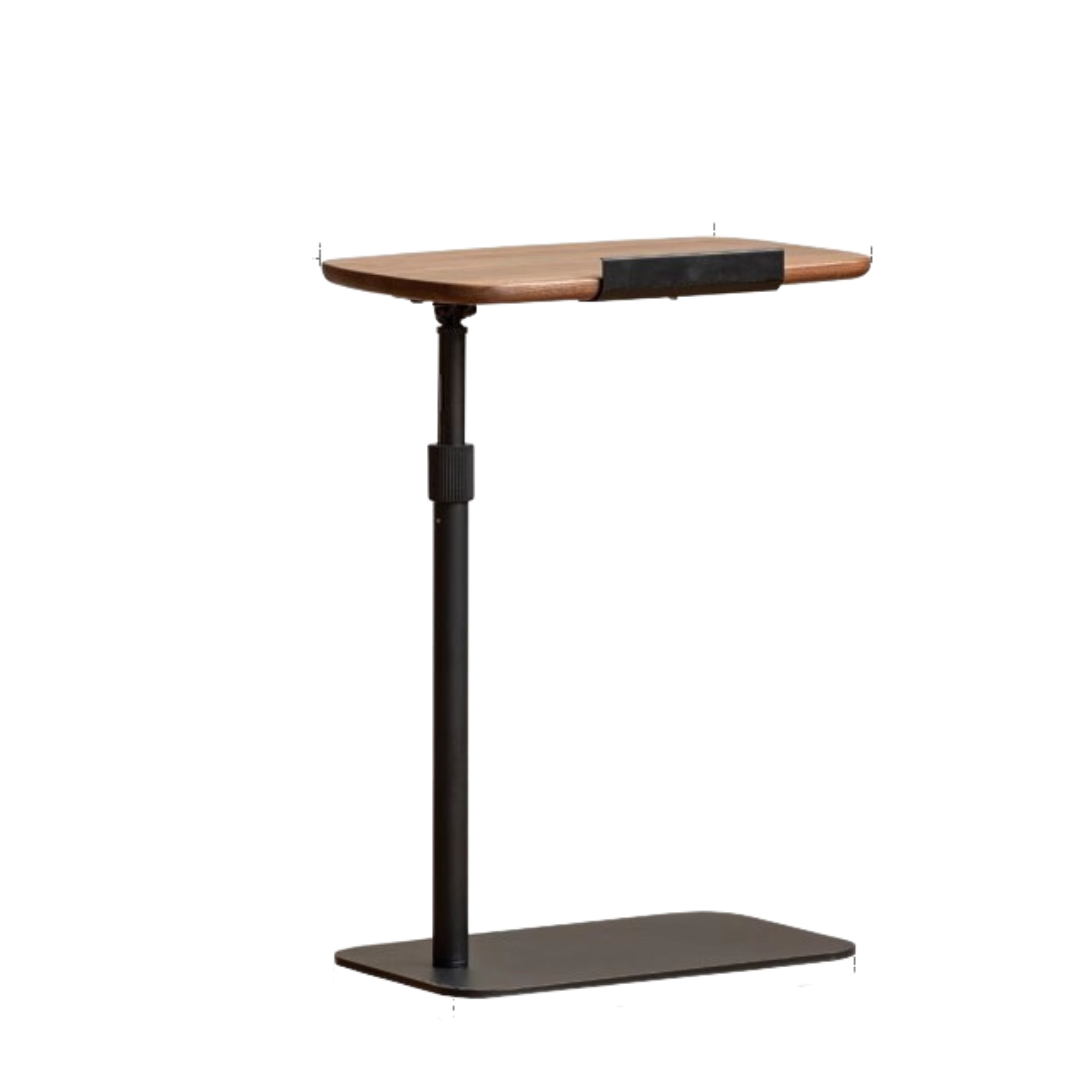 Black Walnut Solid Wood Liftable Rotating Side Table