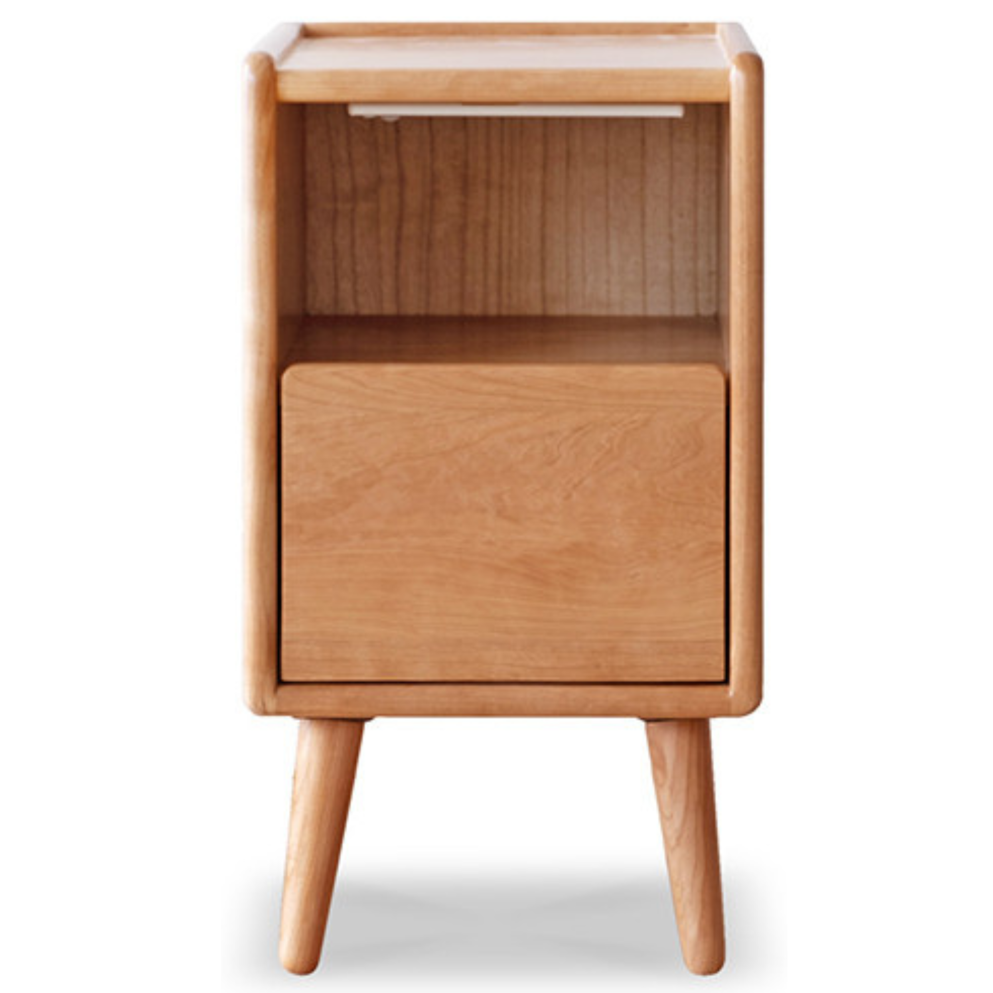 Cherry Solid Wood Retro Nightstand