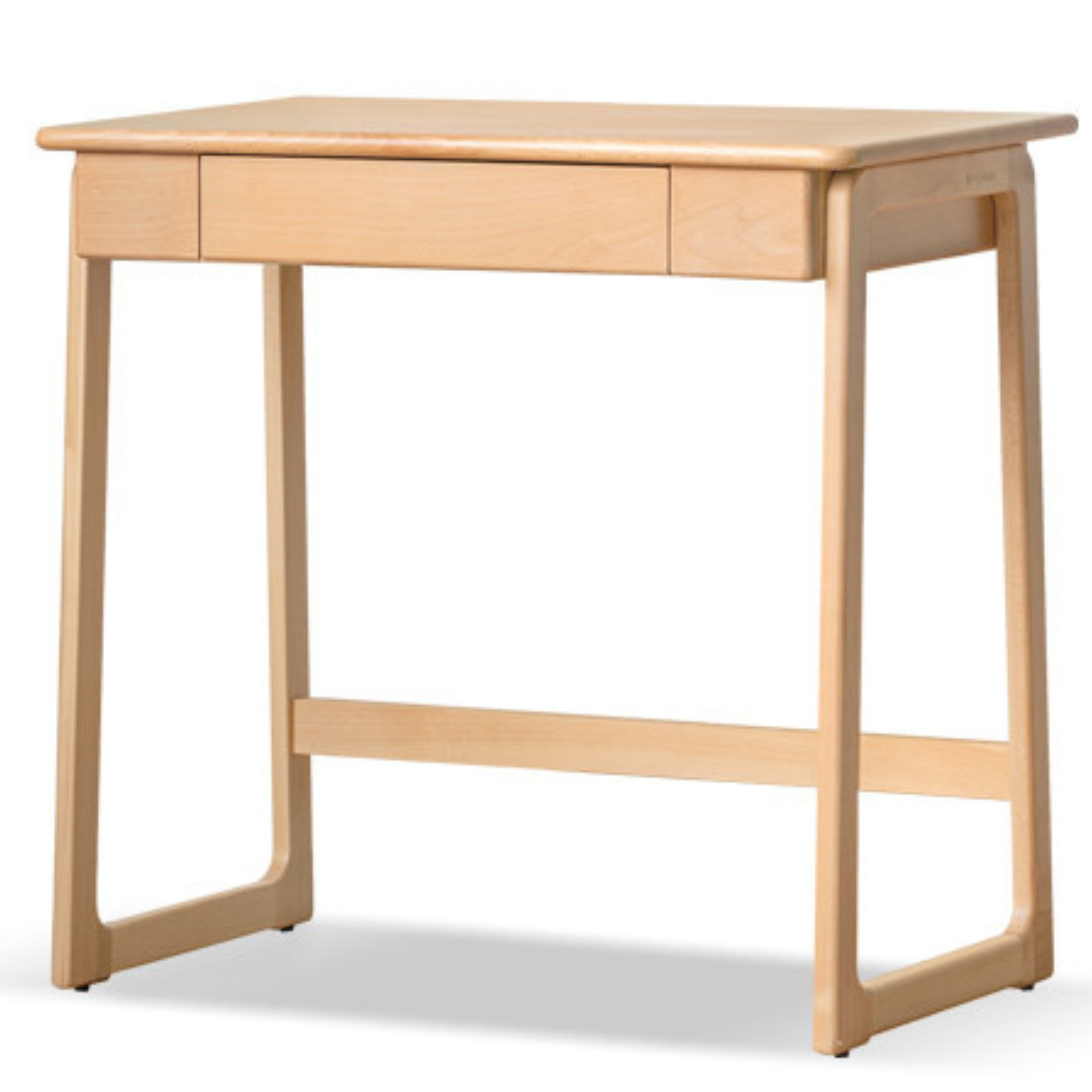 Beech Solid Wood Small Desk