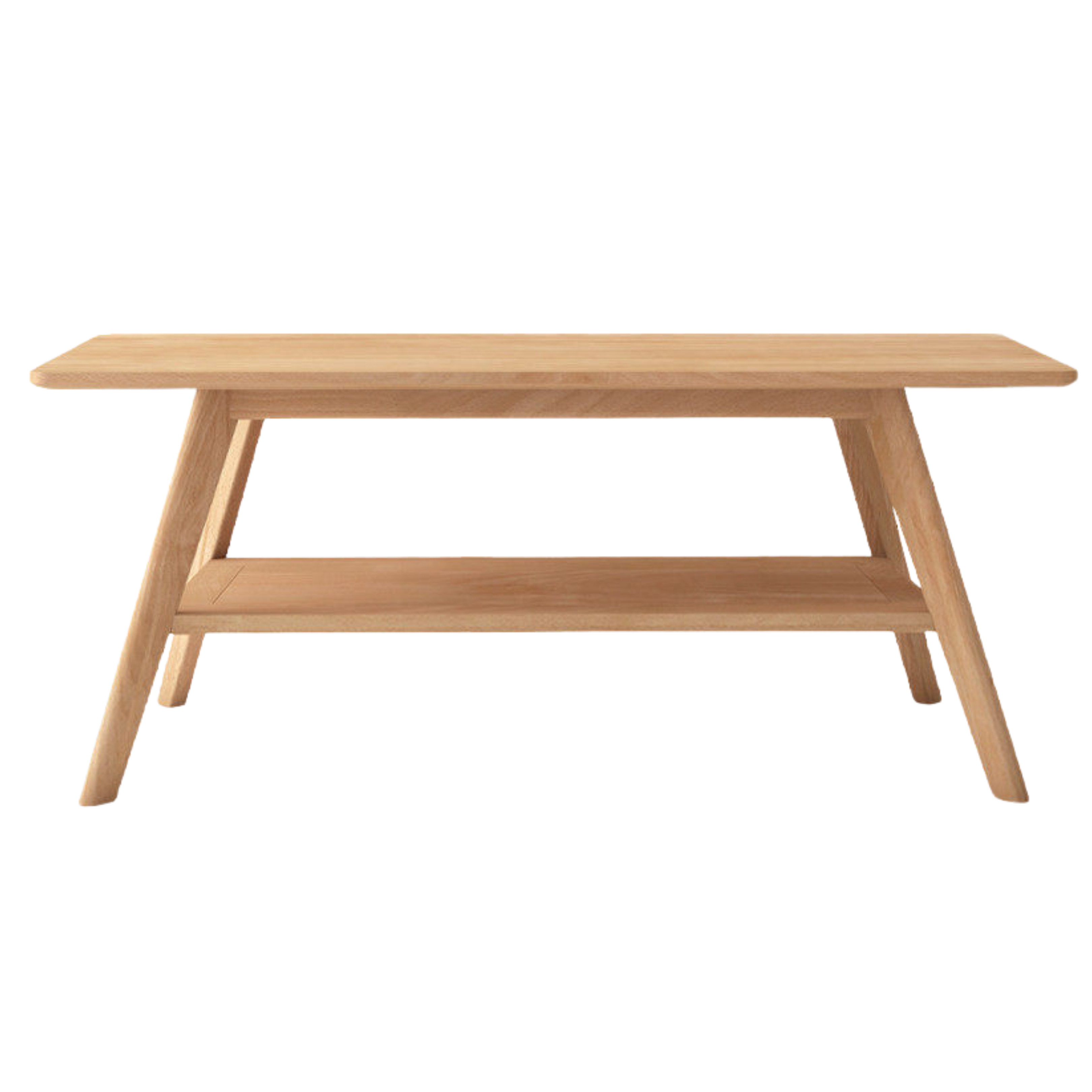 Rubberwood, Oak, Beech Solid Wood Modern Coffee Table