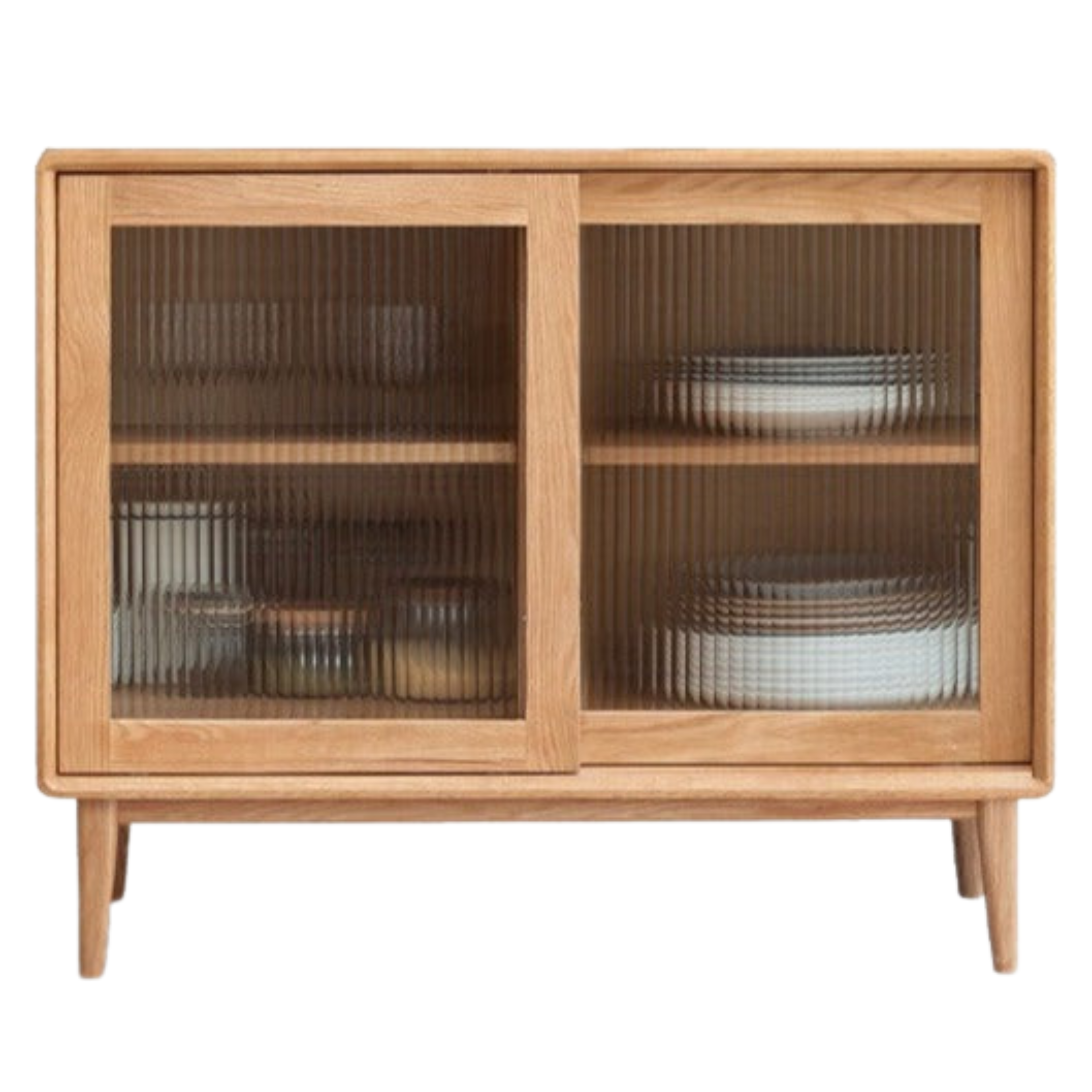 Oak Solid Wood Buffet Cabinet, Sideboard