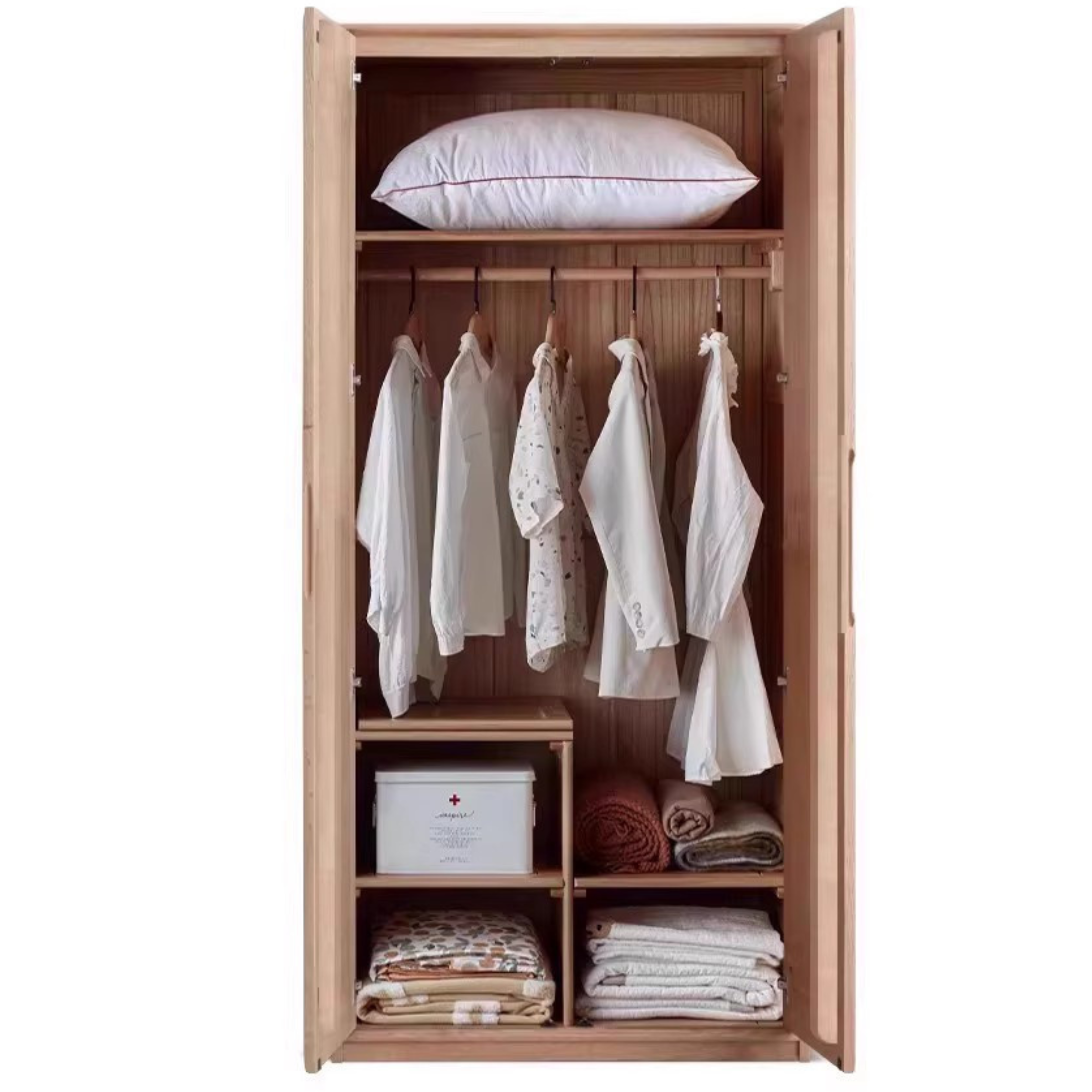 Ash solid wood wardrobe modern::