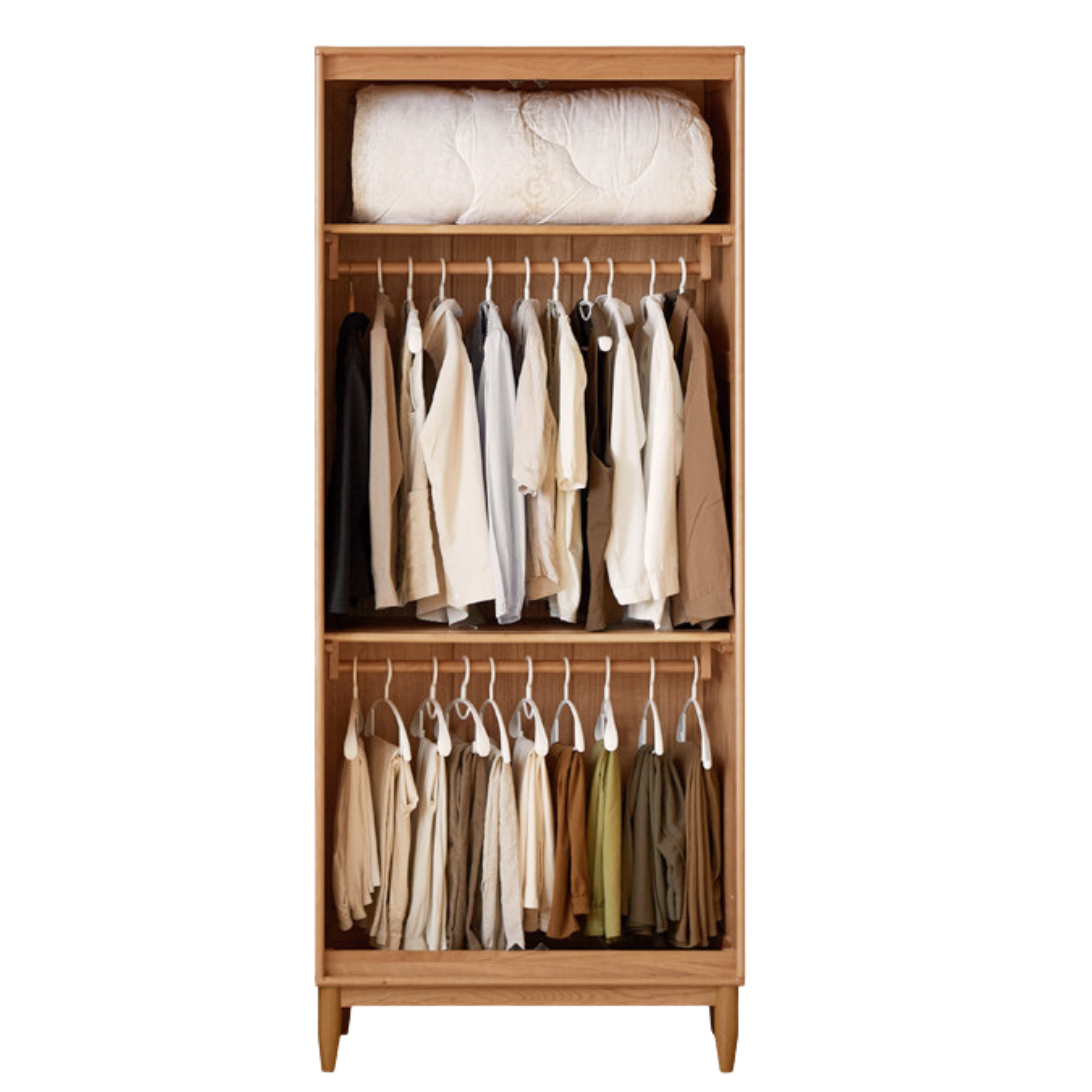 Cherry Solid Wood Fascinating Wardrobe.