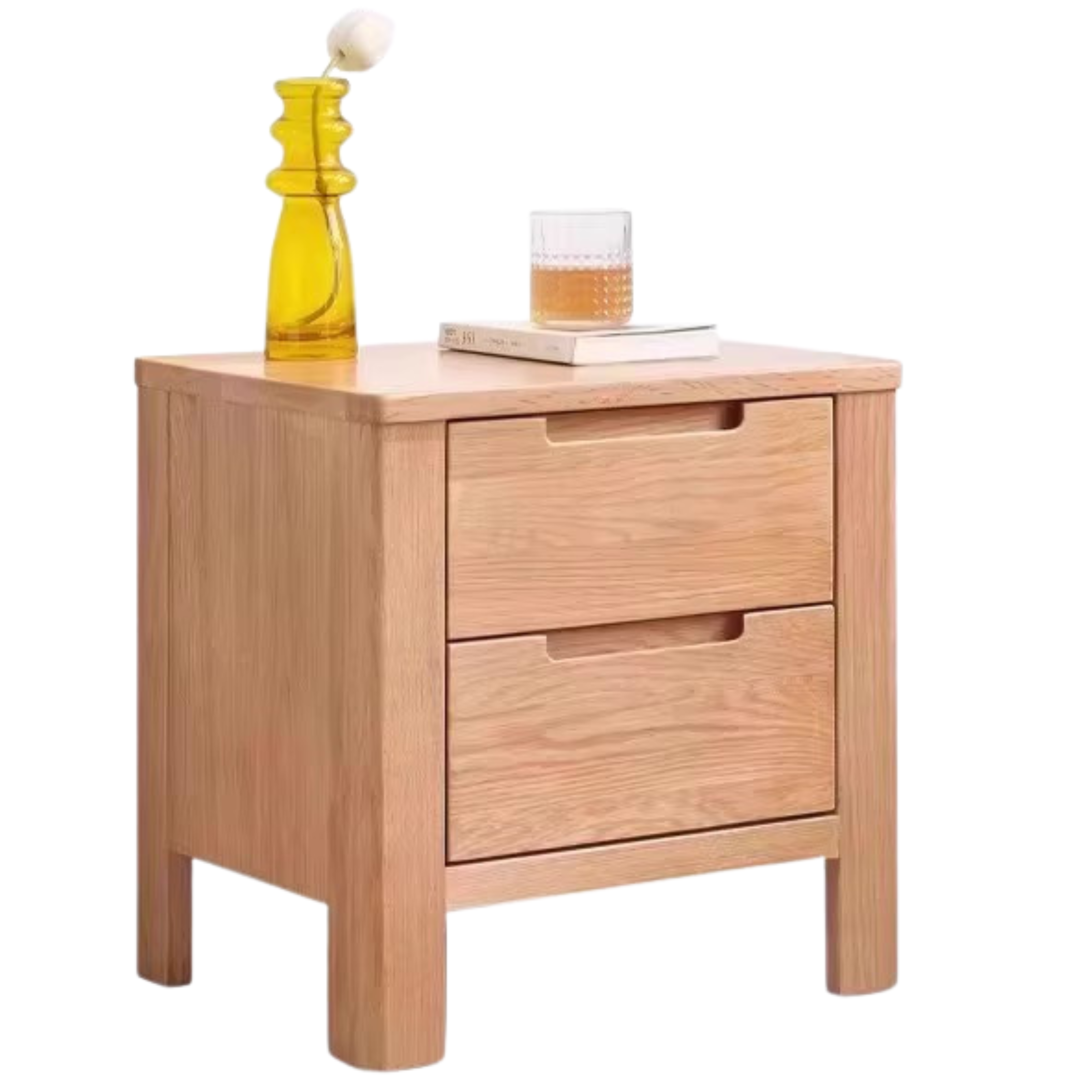 Oak Solid Wood Nightstand